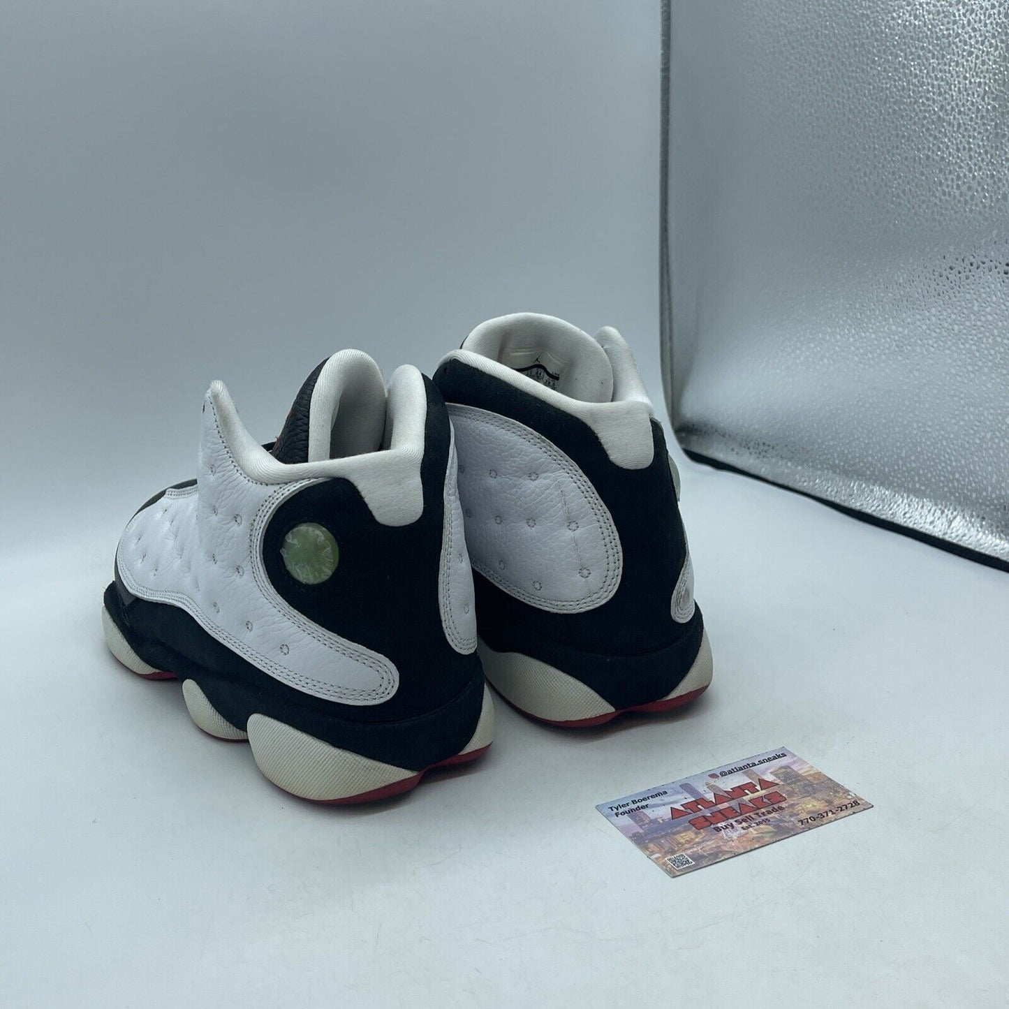 Size 10.5 - Jordan 13 Retro He Got Game White Black Leather Suede (414571-104)