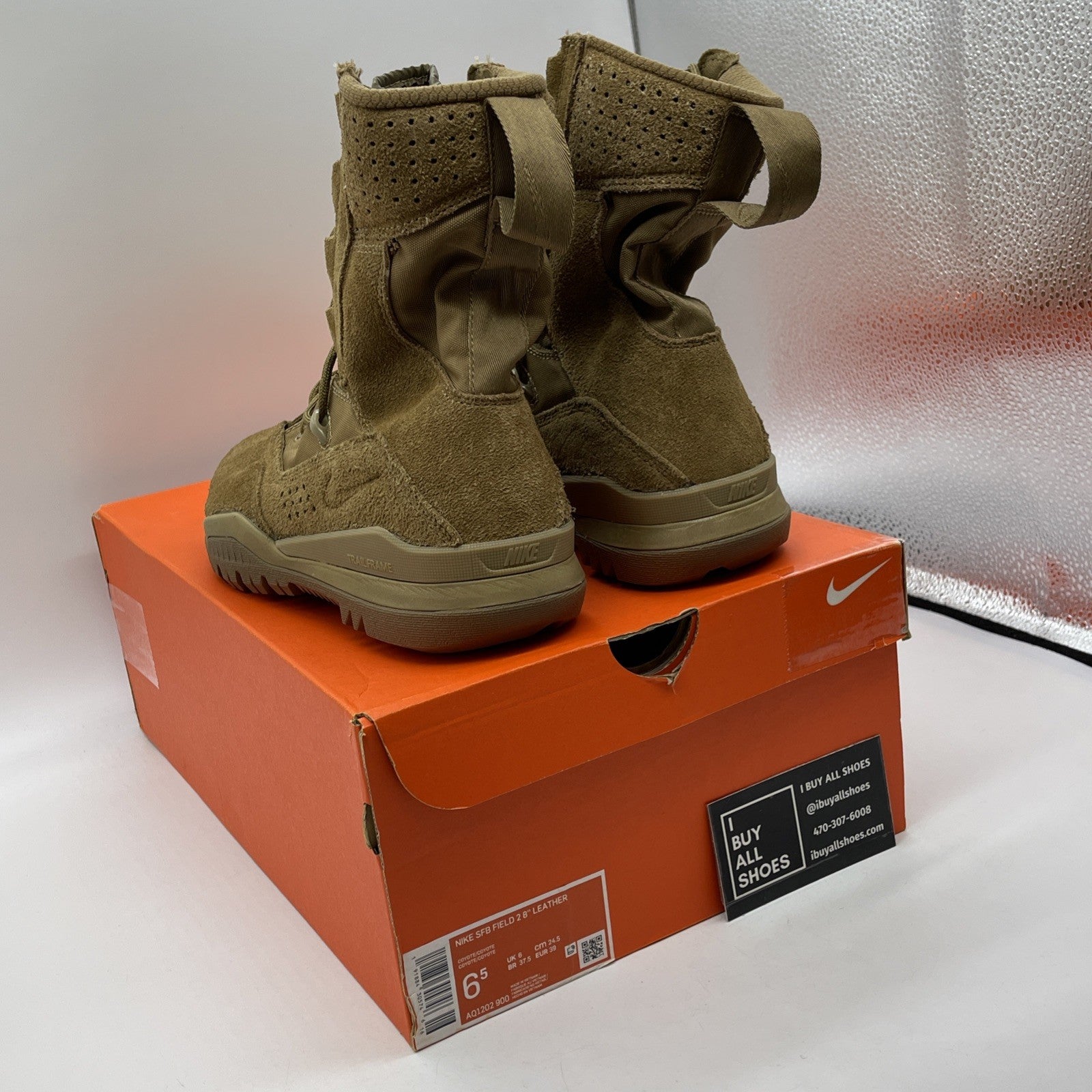 Size 6.5 - Nike SFB Field 2 8 Inch Leather Coyote Brown Suede (AQ1202-900)