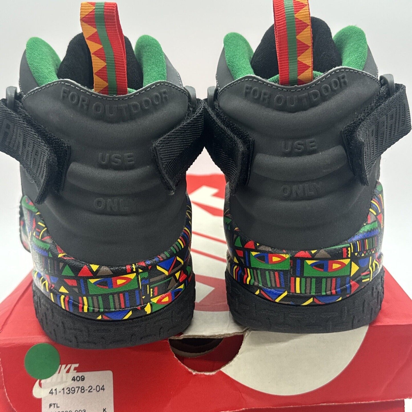 Size 10 - Nike Air Raid Peace 2014 Release With Box Vnds Black Suede Leather