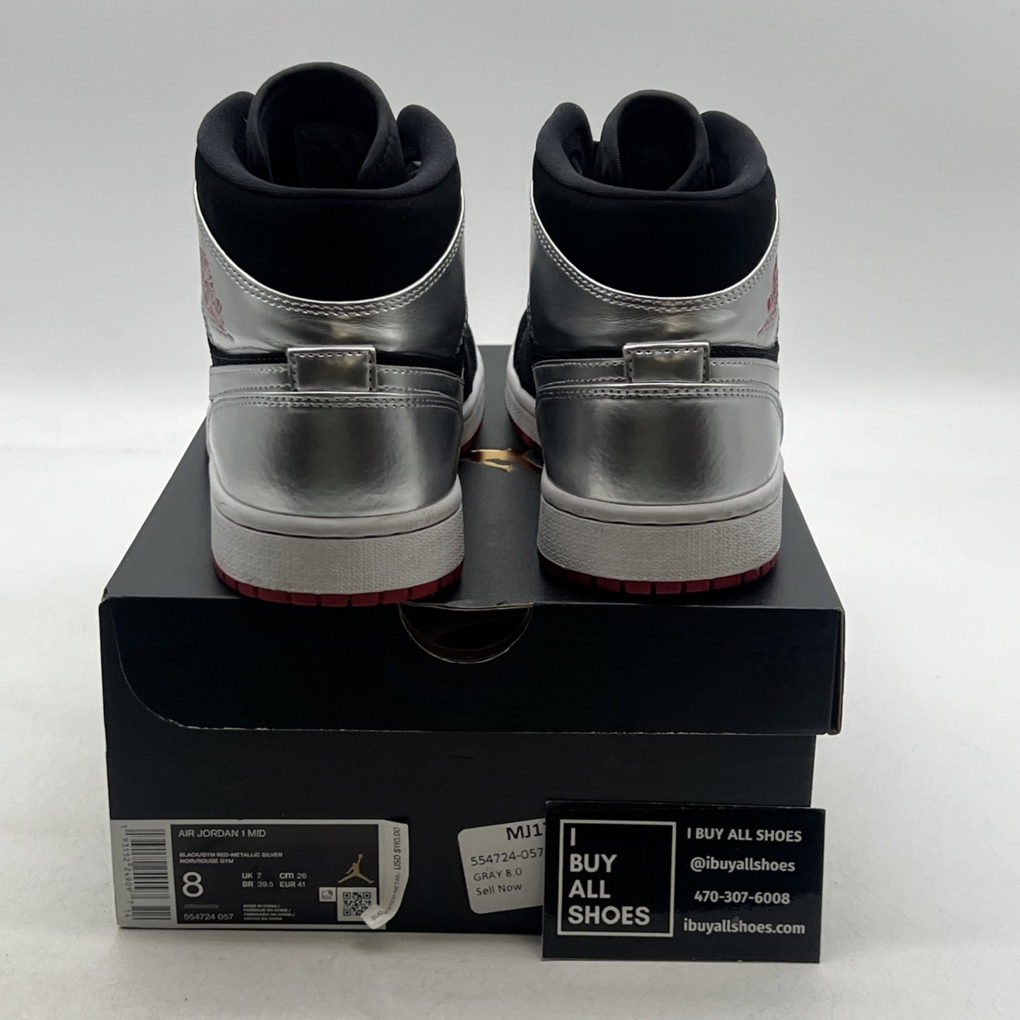 Size 8 - Air Jordan 1 Mid Johnny Kilroy (554724-057)