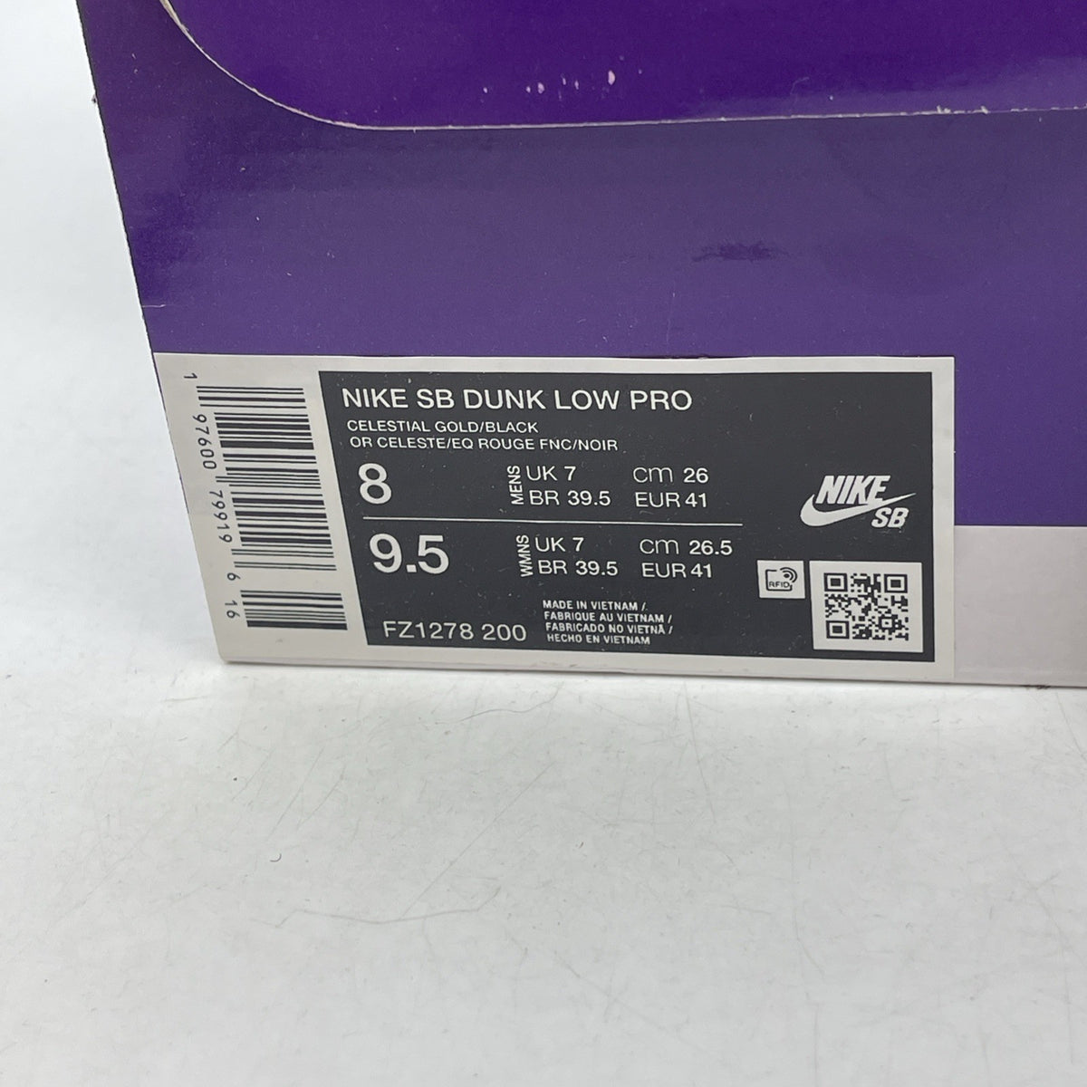 Size 8 - Nike Dunk SB Low City of Cinema (FZ1278-200)