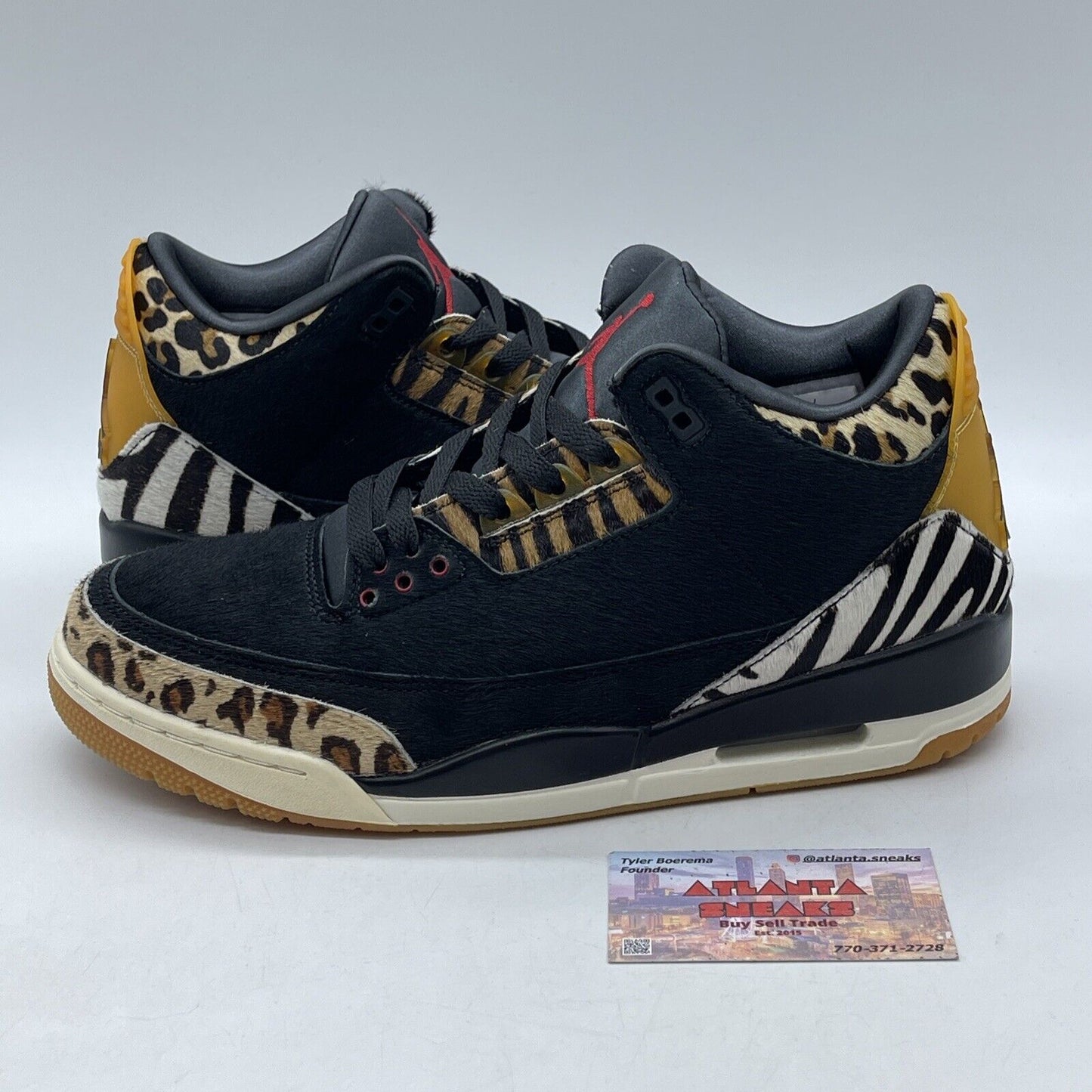 Size 9.5 - Air Jordan 3 Retro SE Animal Instinct Brown Black Suede (CK4344-002)