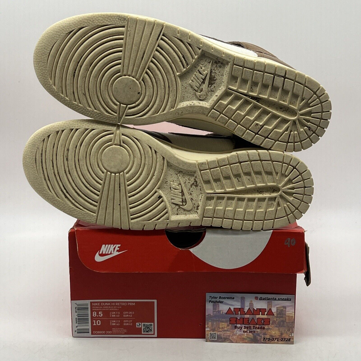 Size 8.5 - Nike Dunk Vintage High Certified Fresh - Pecan Leather (DQ8800-200)