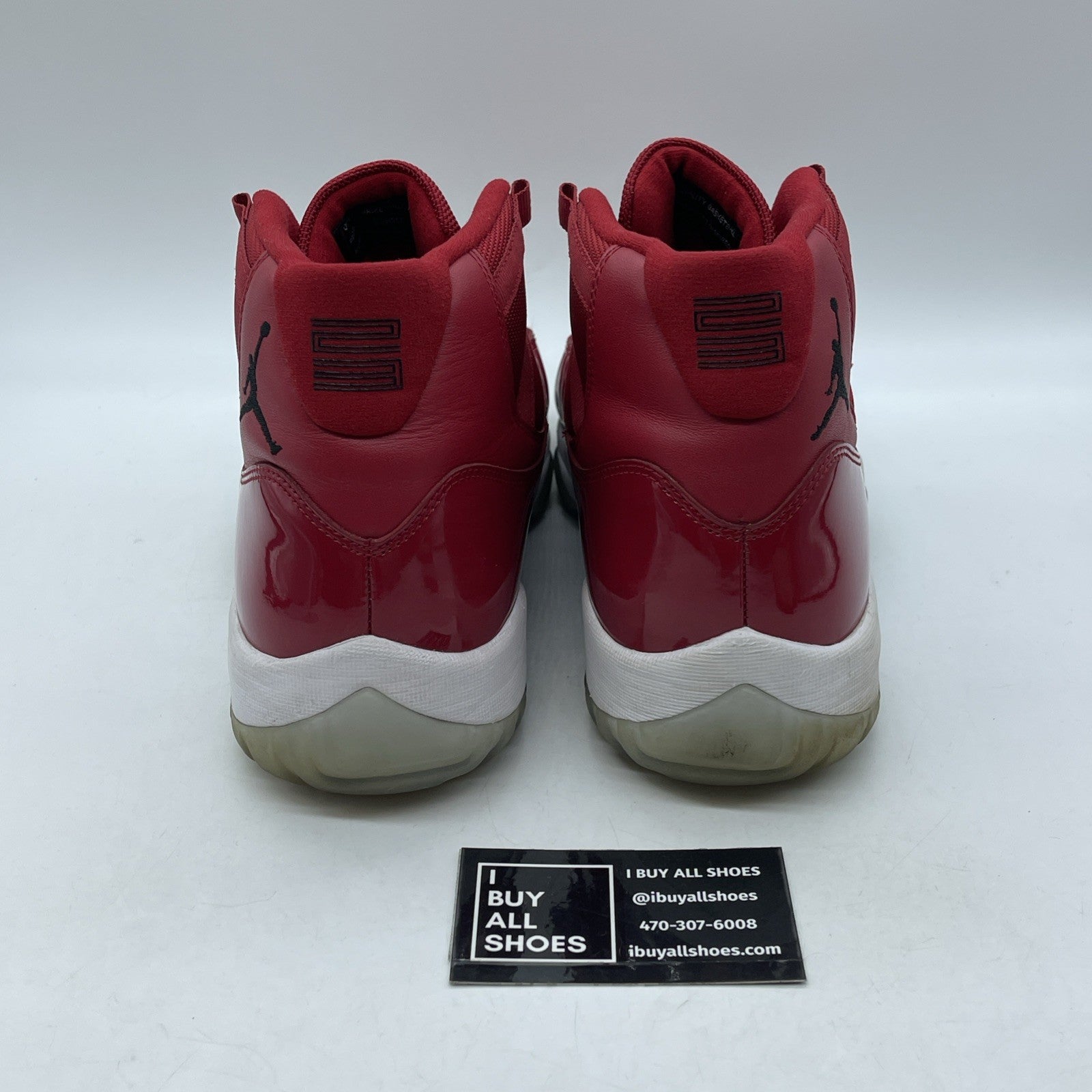 Size 12 - Jordan 11 Retro High Win Like '96 Red Suede Leather (378037-623)