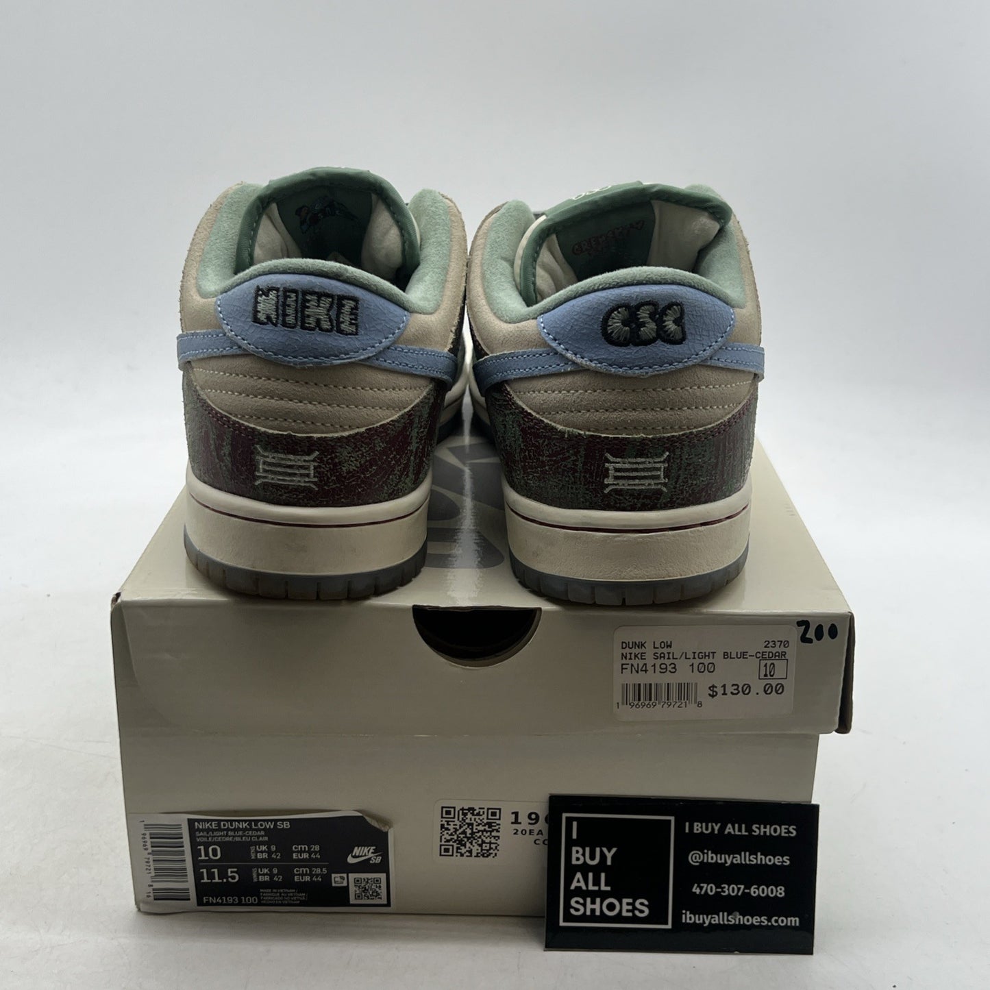 Size 10 - Nike Crenshaw Skate Club x Dunk SB Low Ivory (FN4193-100)
