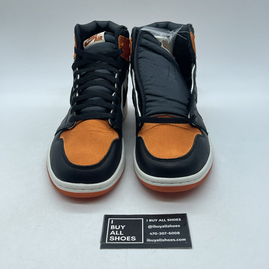 Size 10W - Air Jordan 1 Retro OG High Satin Shattered Backboard (AV3725-010)