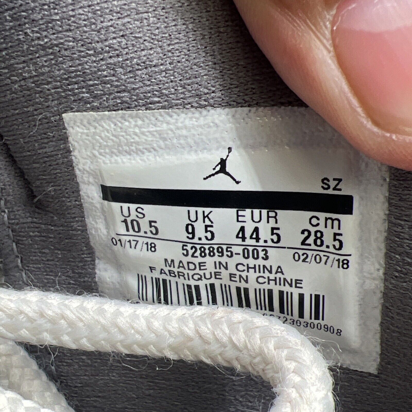 Size 10.5 - Air Jordan 11 Retro Low Cool Grey 2018 (528895-003)