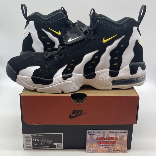 Size 11.5 -  Air Dt Max ‘96 Black White 2024 Yellow Suede Leather  (HM8249-001)