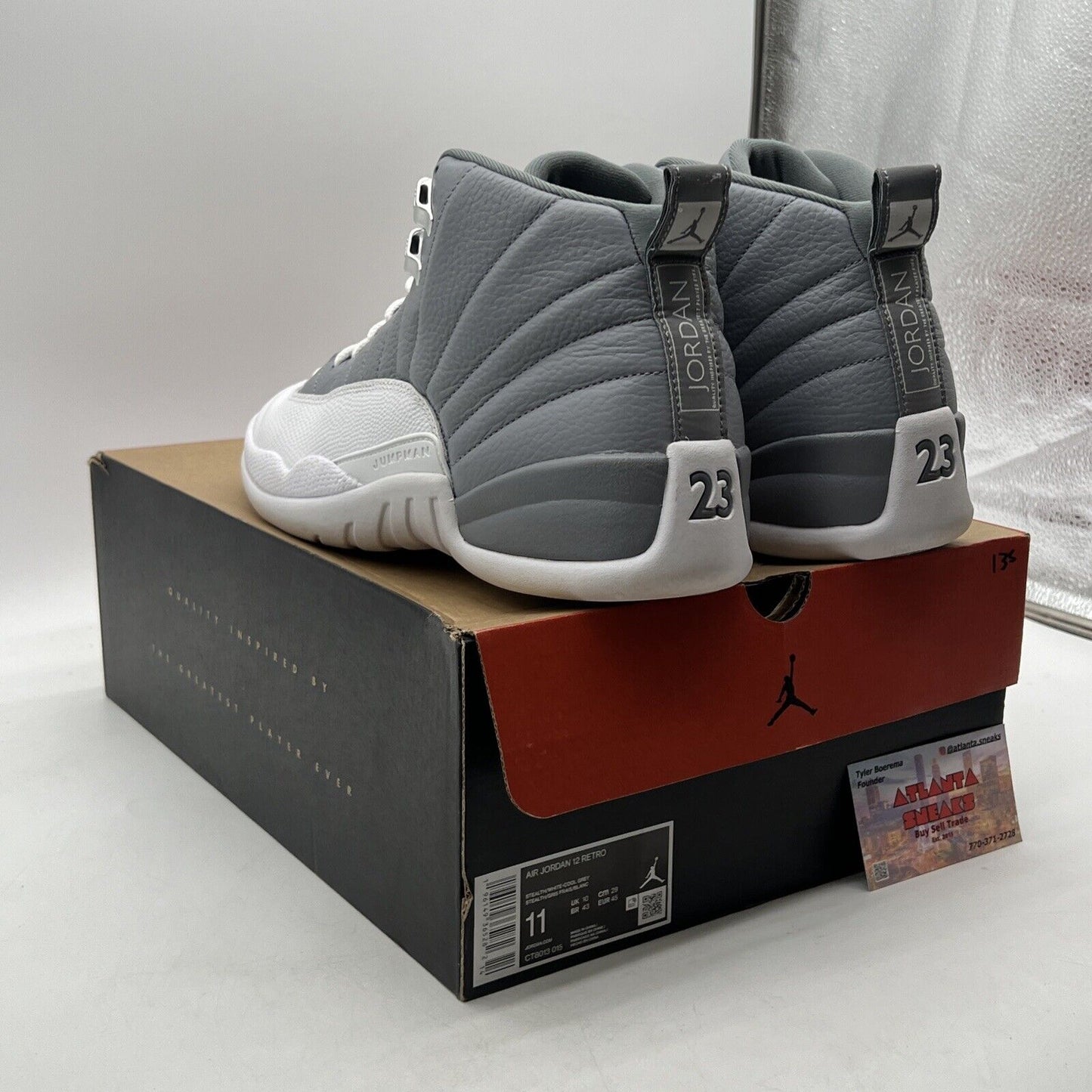 Size 11 - Jordan 12 Stealth 2022 (CT8013-015)