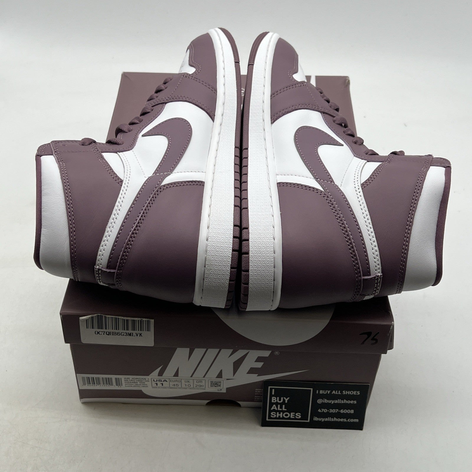 Size 11 - Air Jordan 1 Retro OG High Mauve (DZ5485-105)