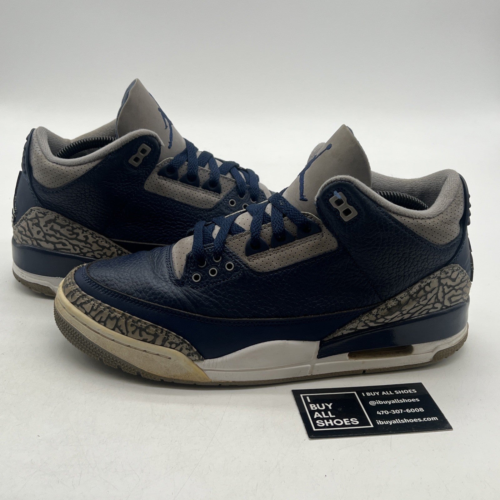 Size 9.5 - Air Jordan 3 Retro Blue (CT8532-401)