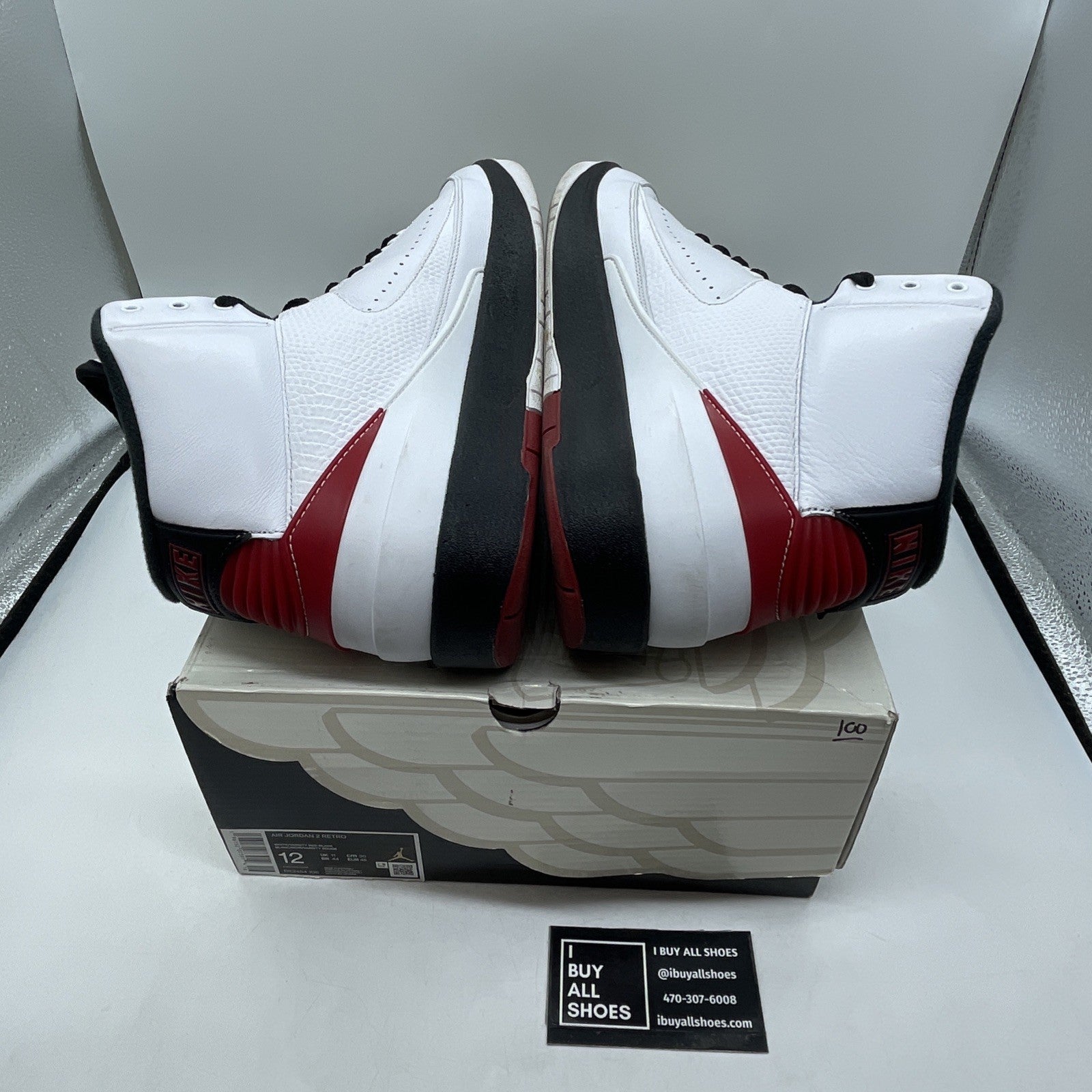 Size 12 - Air Jordan 2 Retro Mid Chicago (DX2454-106)