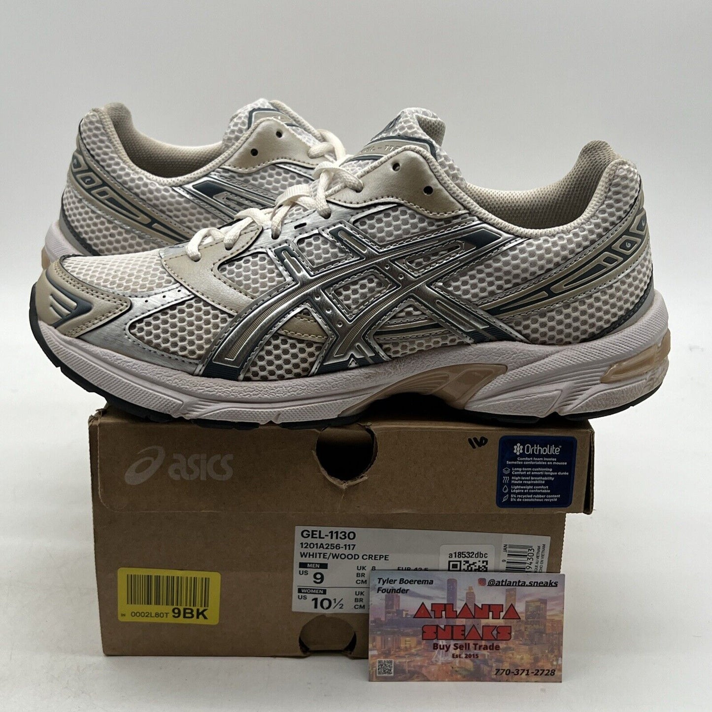 Size 9 - Asics Gel 1130 Wood Crepe  (1201A256-117)