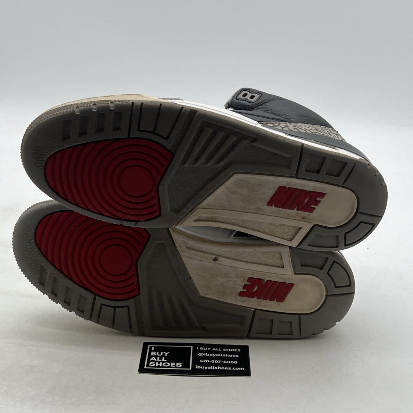 Size 9 - Air Jordan 3 Retro OG Mid Black Cement (854262-001)