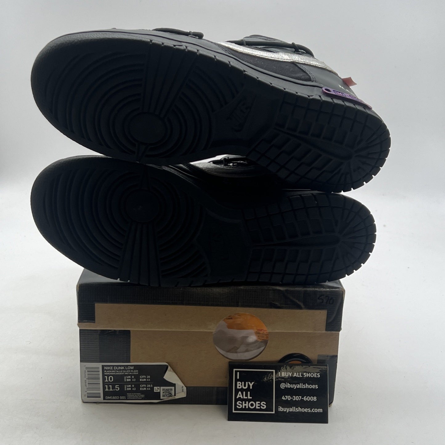 Size 10 - Off-White x Nike Dunk Low Lot 50 of 50 (DM1602-001)