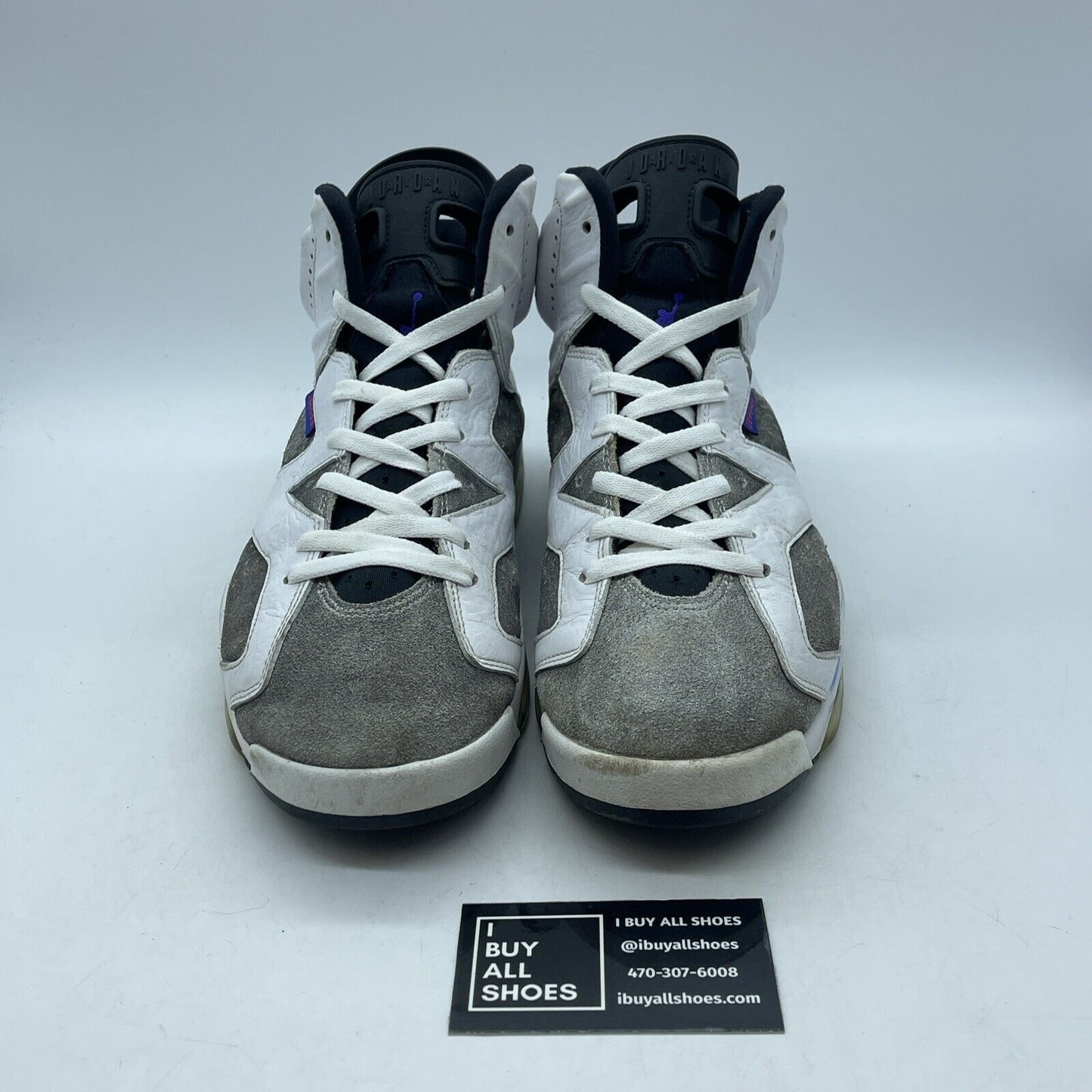 Size 11 - Air Jordan 6 Retro LTR Flint Grey Purple White Black (CI3125-100)