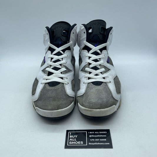 Size 11 - Air Jordan 6 Retro LTR Flint Grey Purple White Black (CI3125-100)