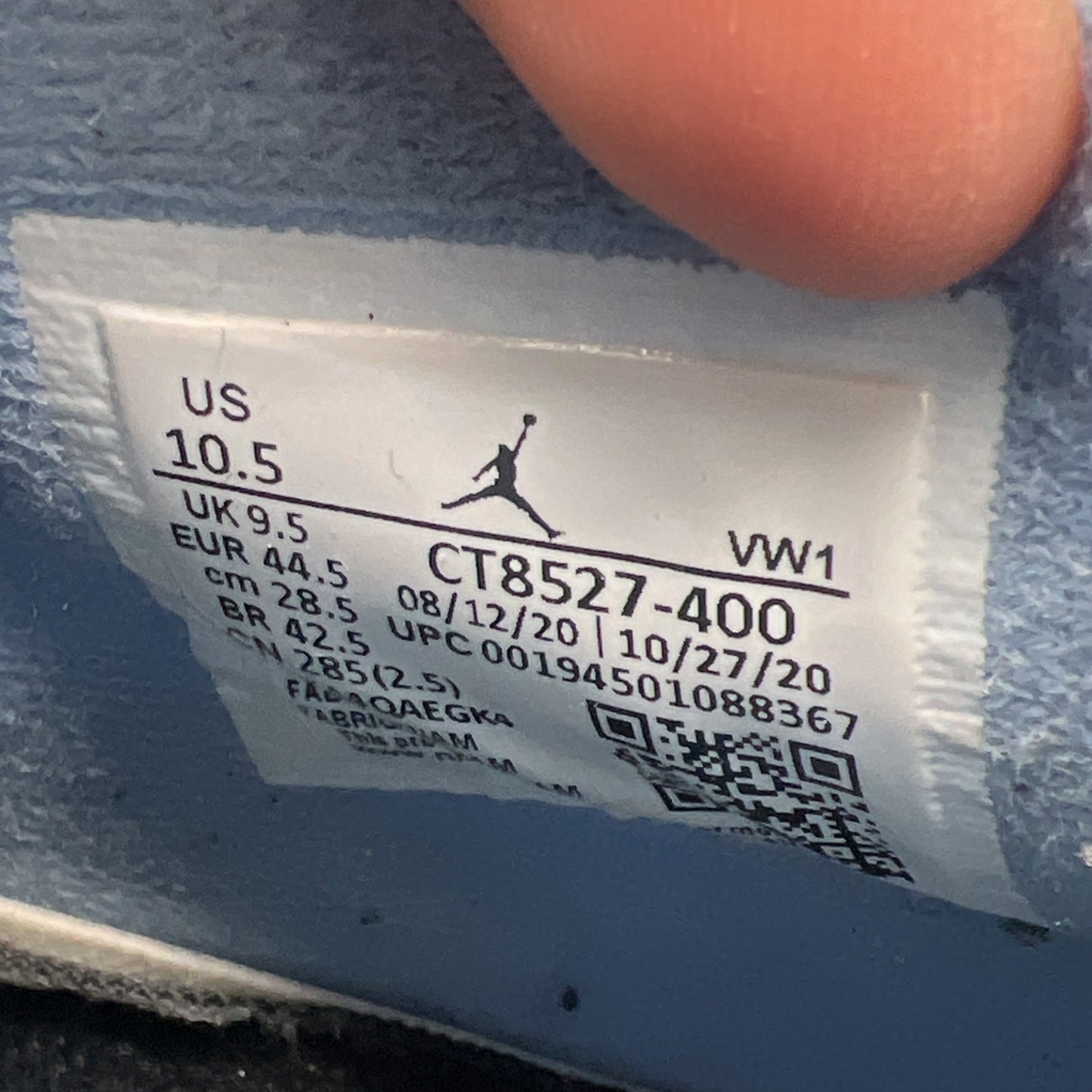 Size 10.5 - Air Jordan 4 Retro Mid University Blue (CT8527-400)