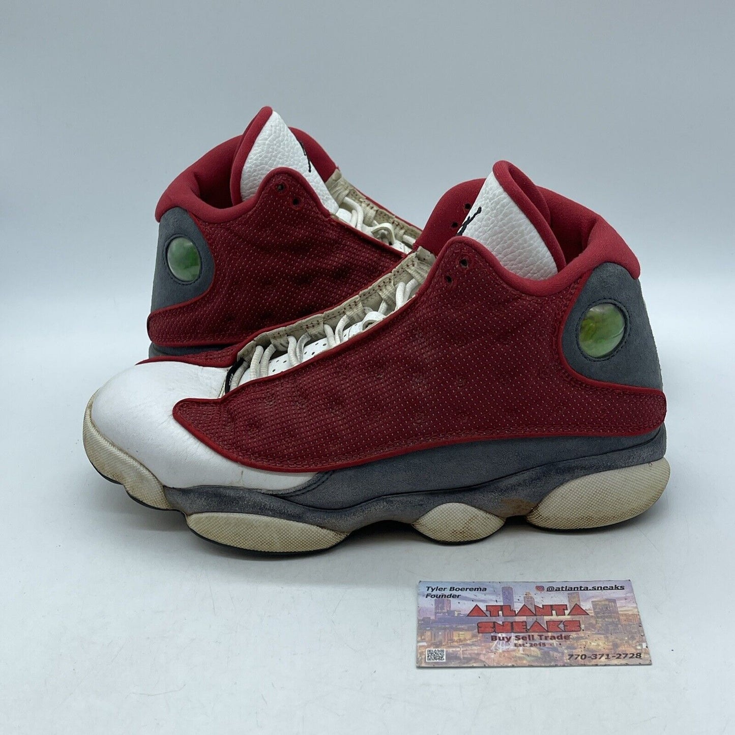 Size 8 - Jordan 13 Red White Grey Suede Leather (DJ5982600)