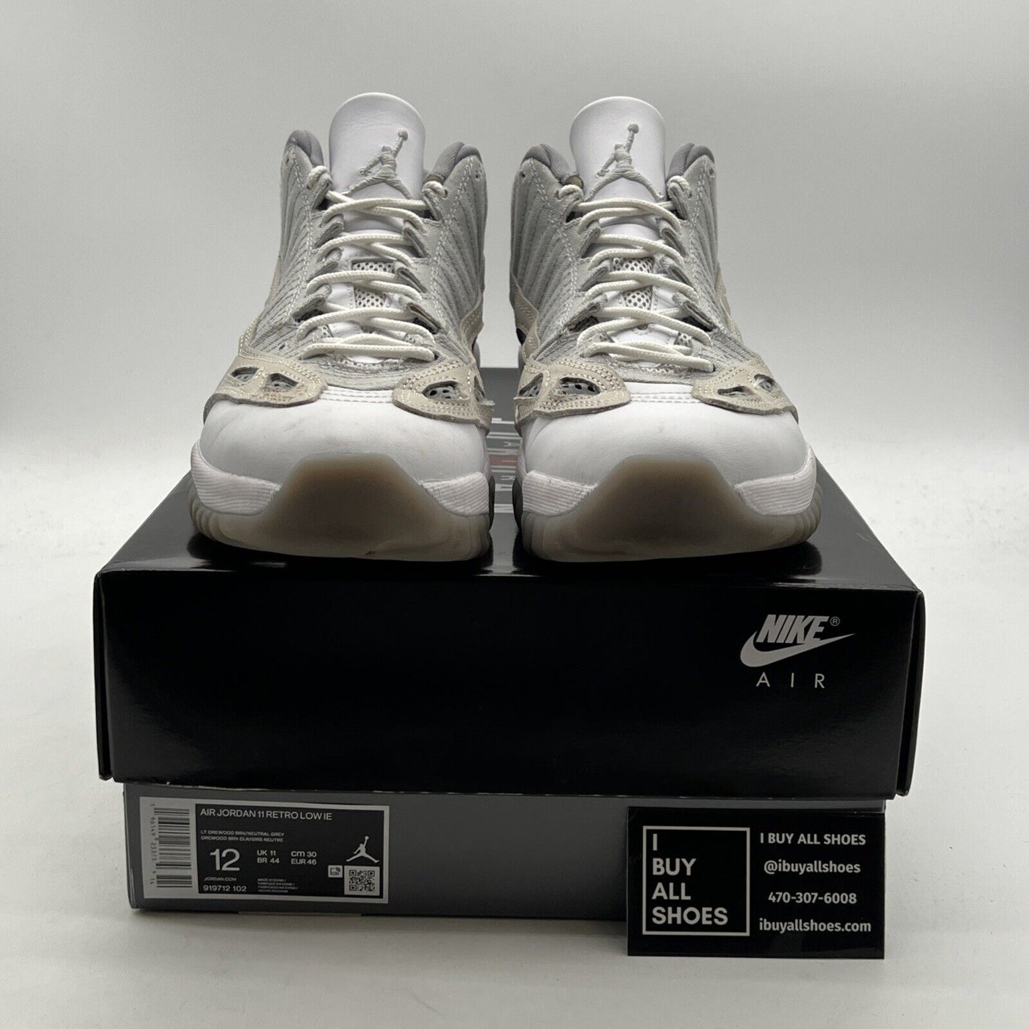 Size 12 - Air Jordan 11 Retro IE Low Light Orewood Brown (919712-102)