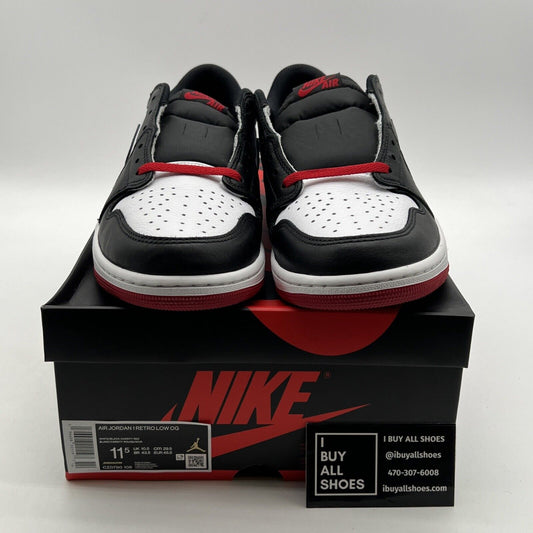 Size 11.5 - Air Jordan 1 Retro OG Low Black Toe (CZ0790-106)