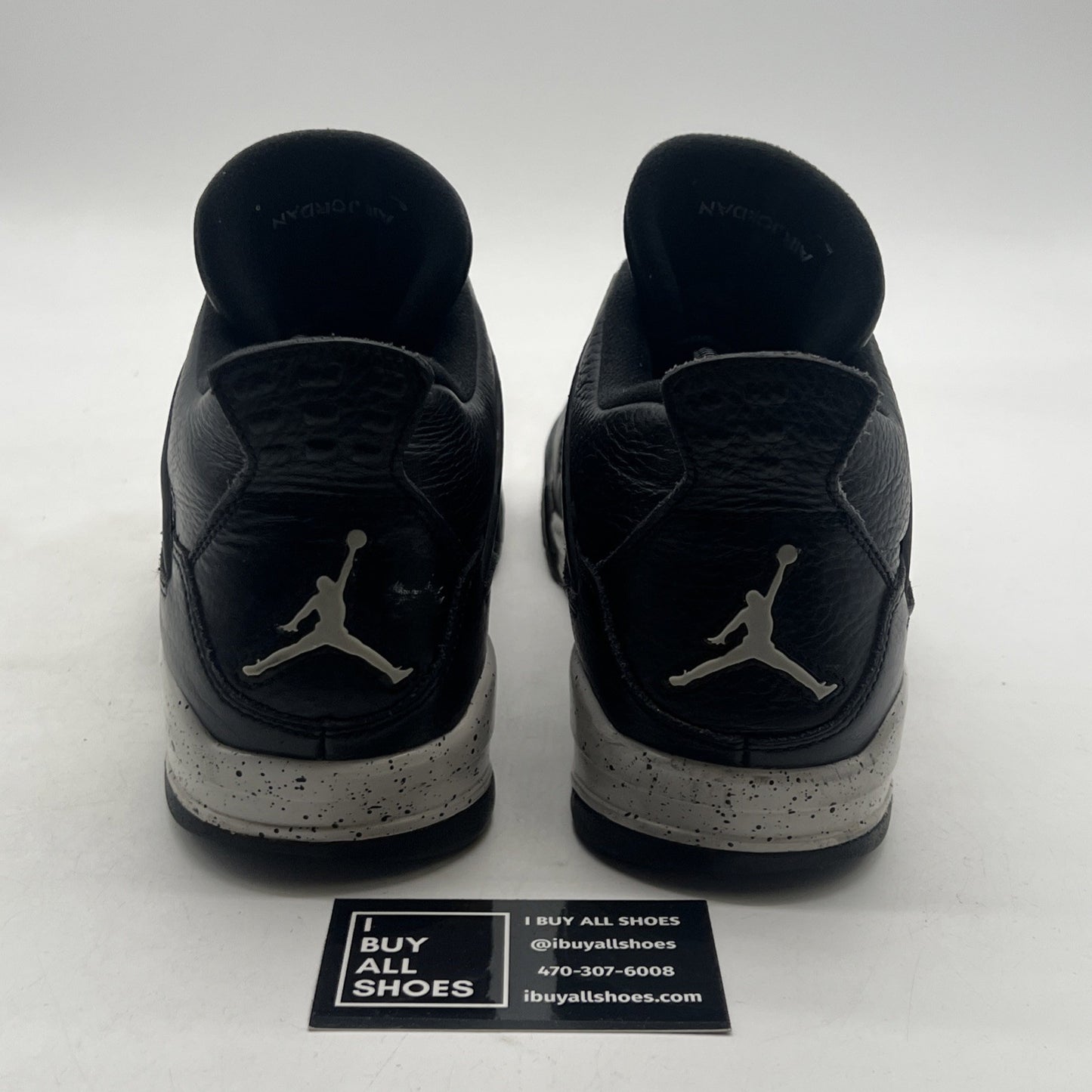 Size 10.5 - Air Jordan 4 Retro LS oreo 2015 (314254-003)