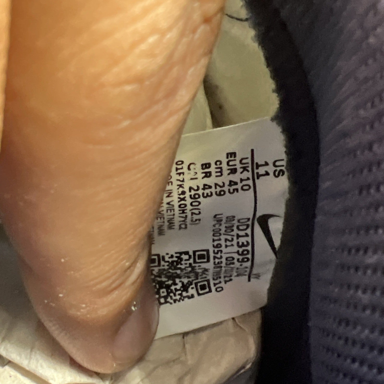 Size 11 - Nike Dunk High Midnight Navy (DD1399-104)