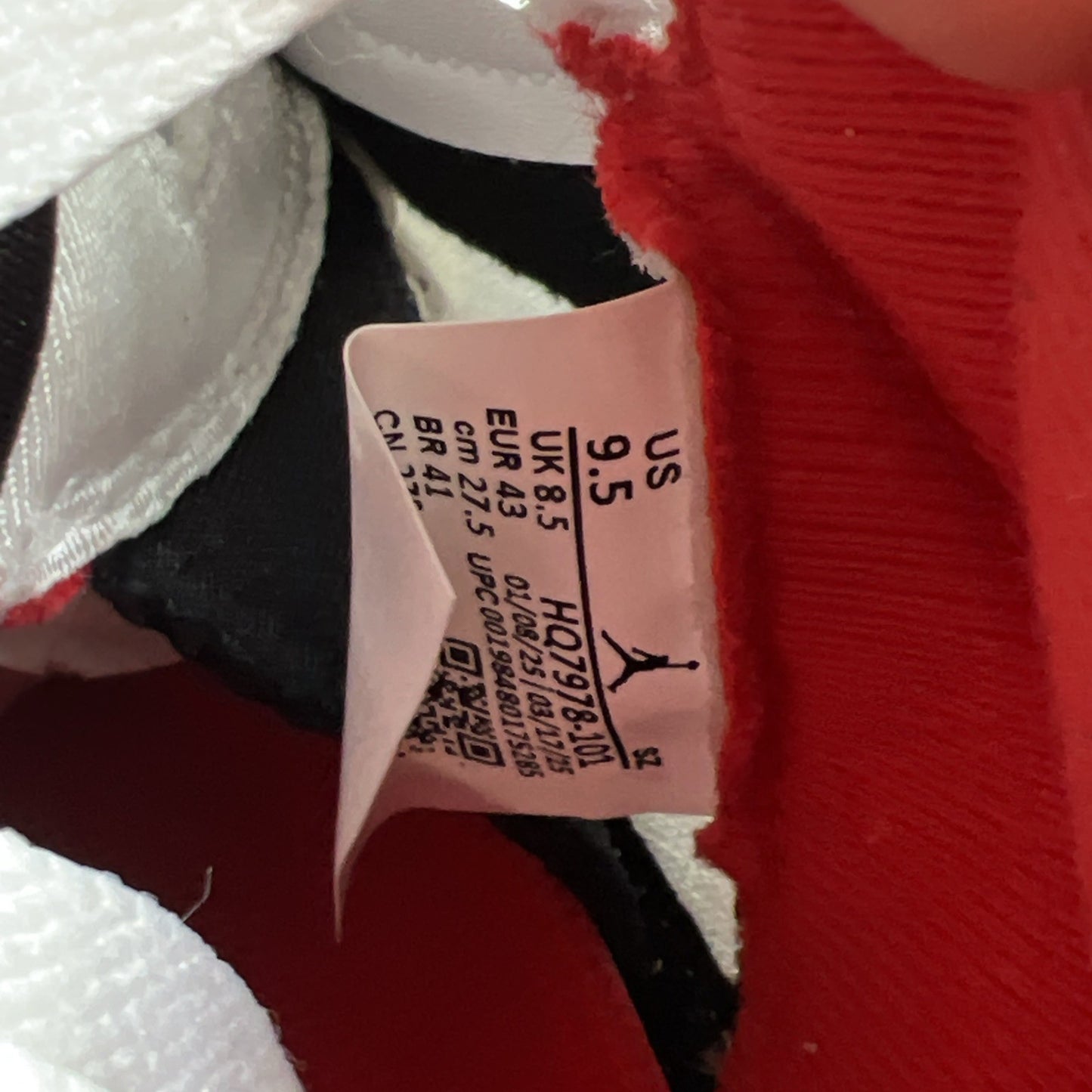 Size 9.5 - Air Jordan 5 Retro 2025 Fire Red (HQ7978-101)