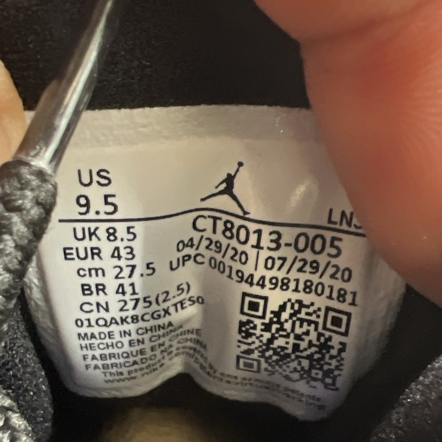 Size 9.5 - Air Jordan 12 Retro Dark Concord (CT8013-005)