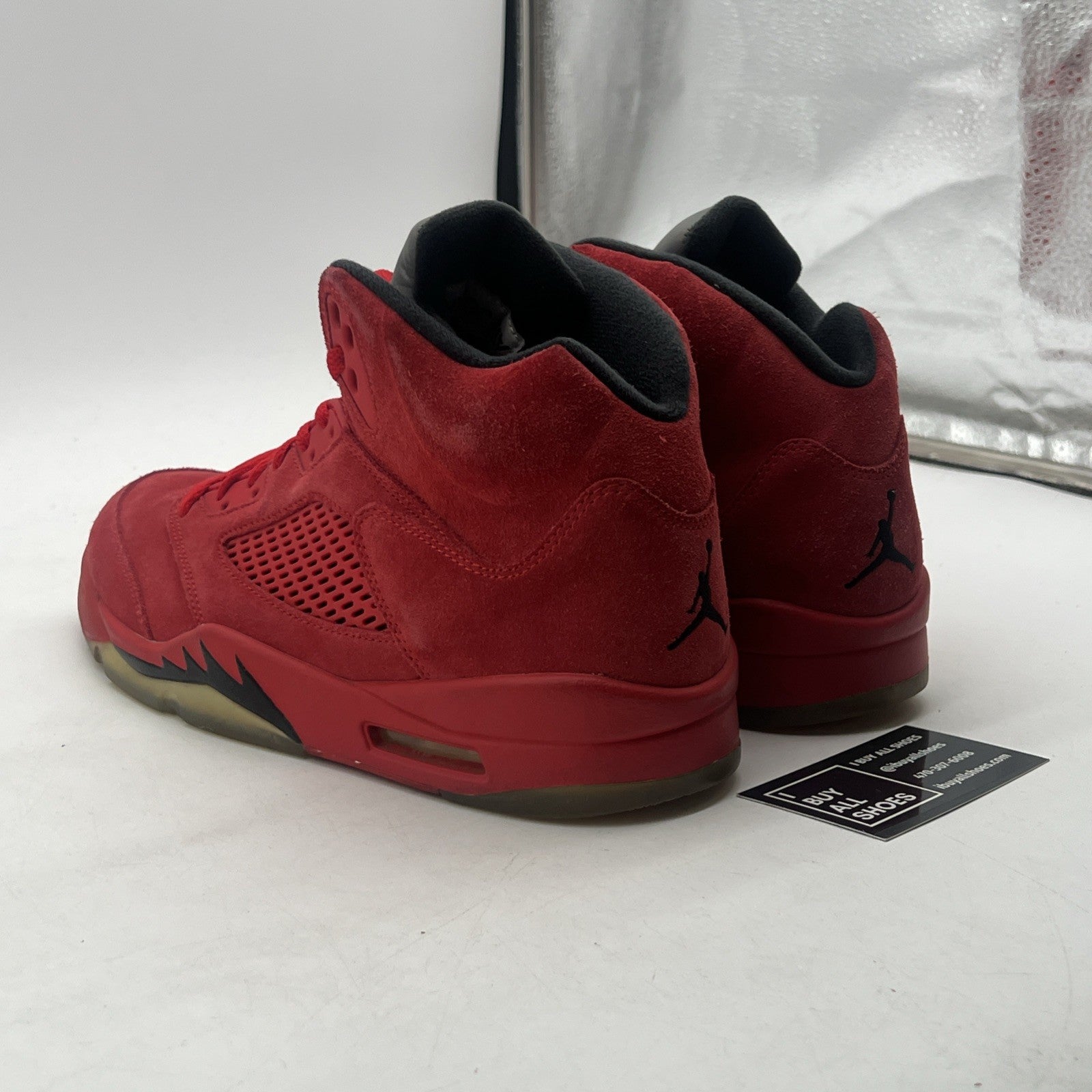 Size 10.5 - Air Jordan 5 Retro Red Suede (136027-602)