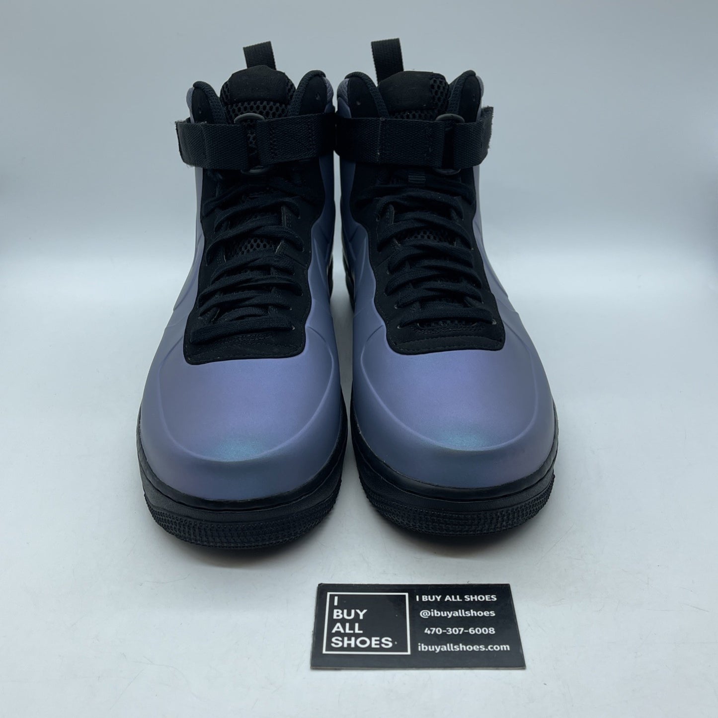 Size 13 - Nike Air Force 1 Foamposite 2018 Light Carbon Purple (AH6771-002)