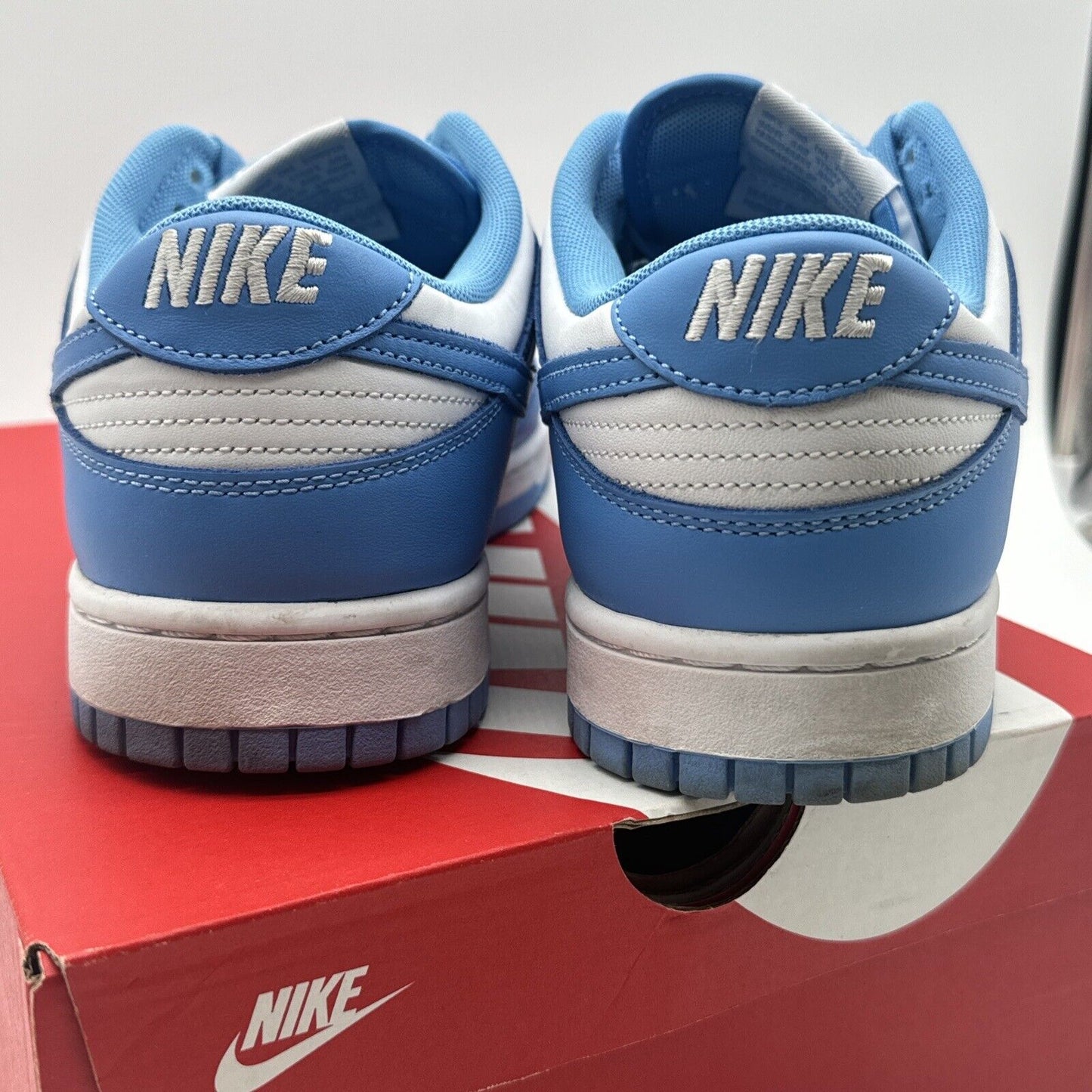 Nike Dunk Low Retro "UNC" 2021 - Size 11 - DD1391 102 Blue White Tar Heels Lthr