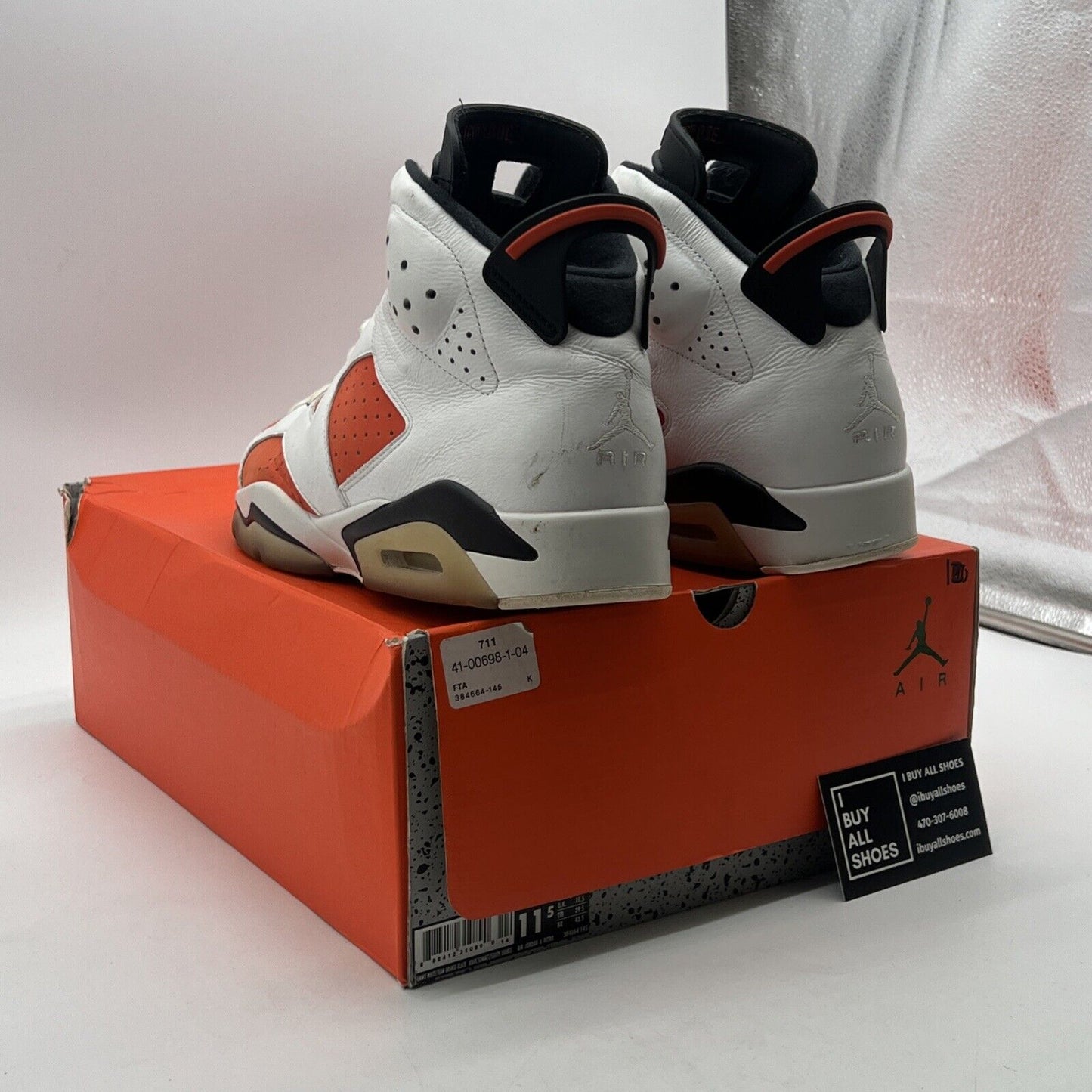 Size 11.5 - Air Jordan 6 Retro Gatorade (384664-145)