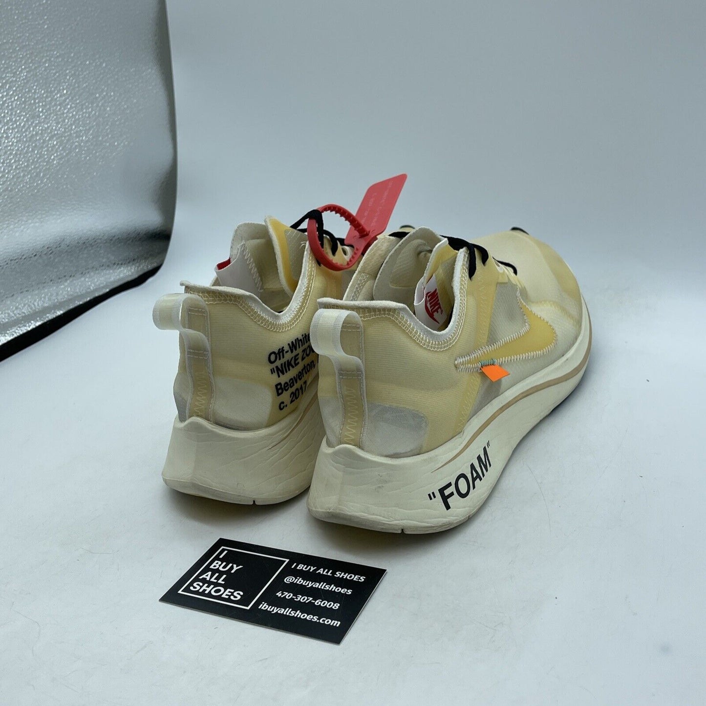 Size 10.5 - Nike Off-White x Zoom Fly SP The Ten Tan Brown Suede (AJ4588-100)