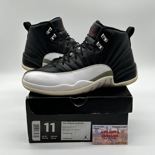 Size 11 - Jordan 12 Retro playoff release 2012 OG With Box Premium Leather Oreo