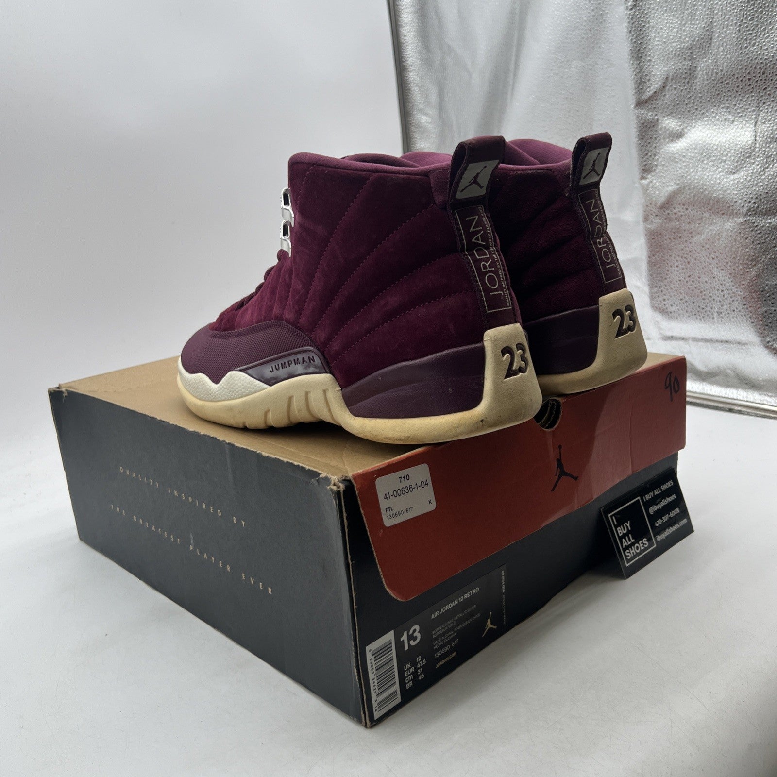 Size 13 - Air Jordan 12 Retro Bordeaux (130690-617)