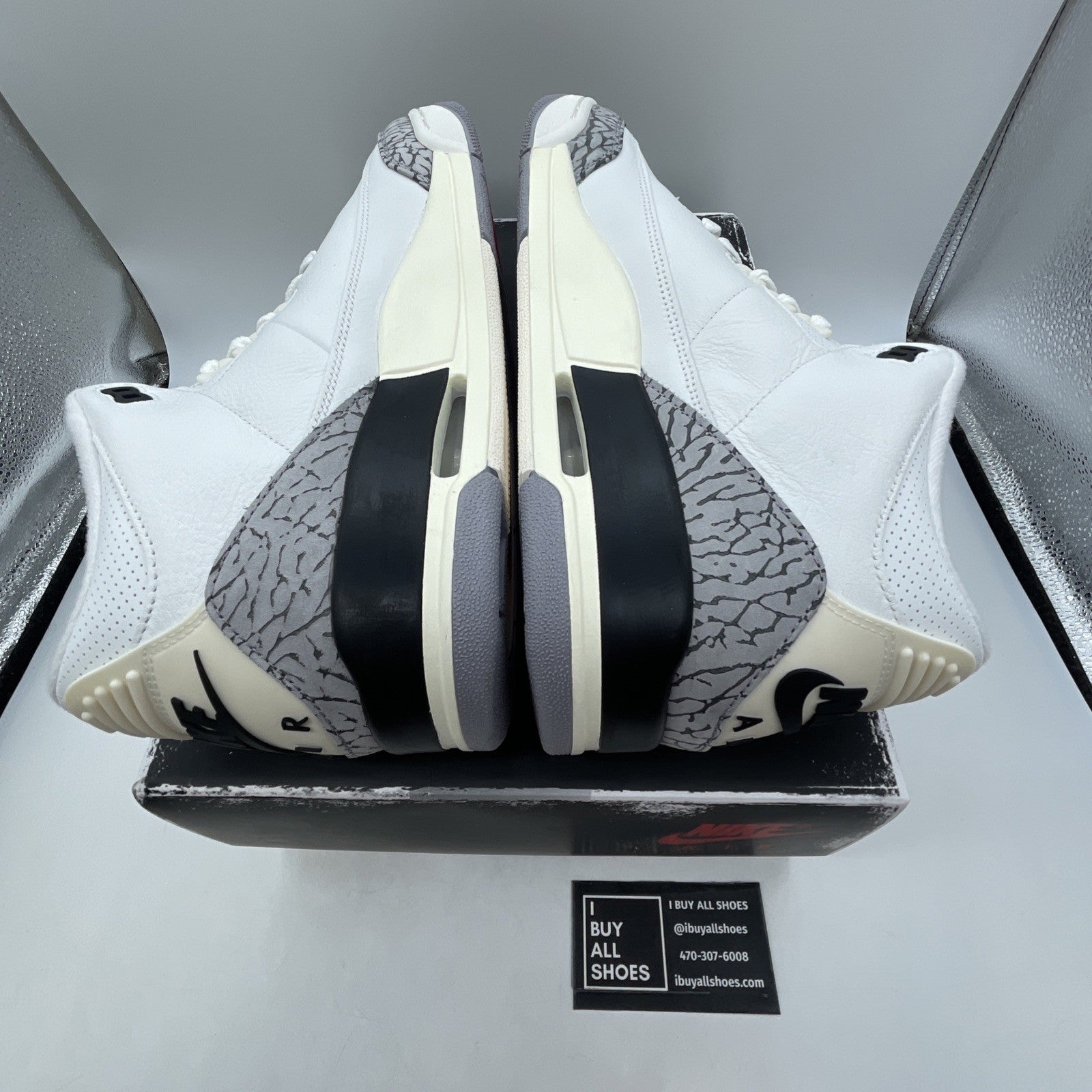 Size 10.5 - Air Jordan 3 Retro Mid White Cement Reimagined (DN3707-100)