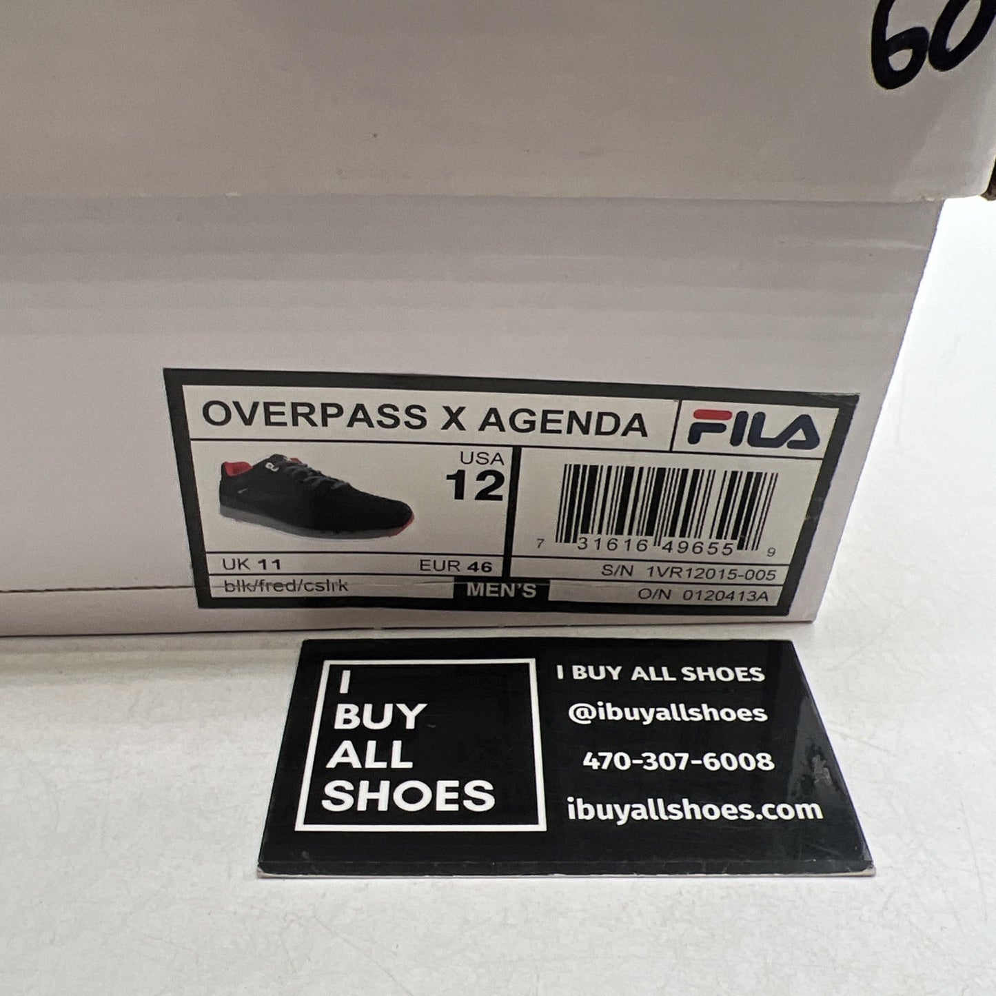 Size 12 - Agenda x Fila Overpass Runner (1VR12015-005)