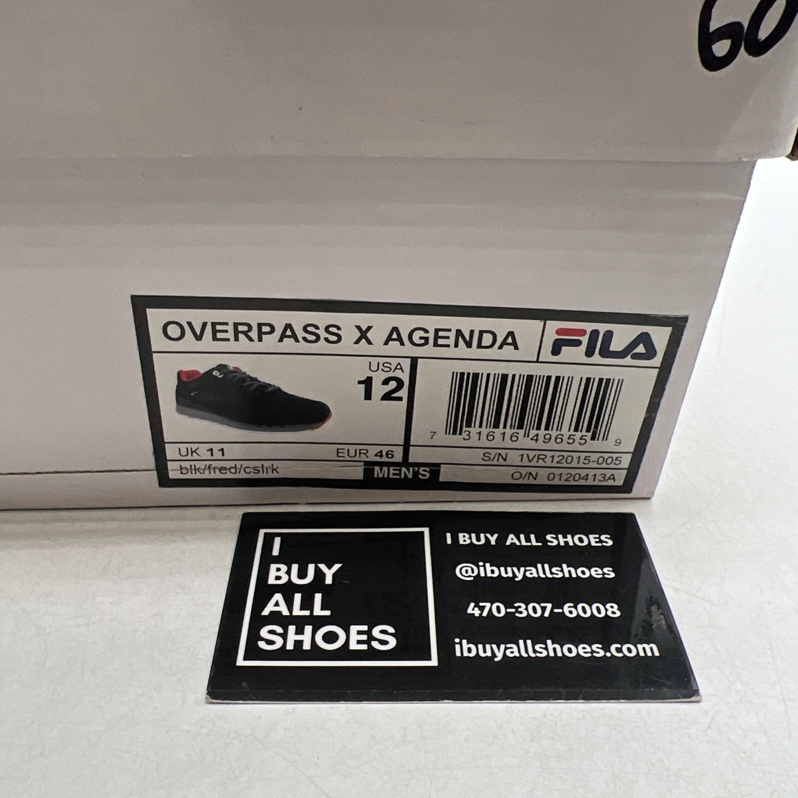 Size 12 - Agenda x Fila Overpass Runner (1VR12015-005)