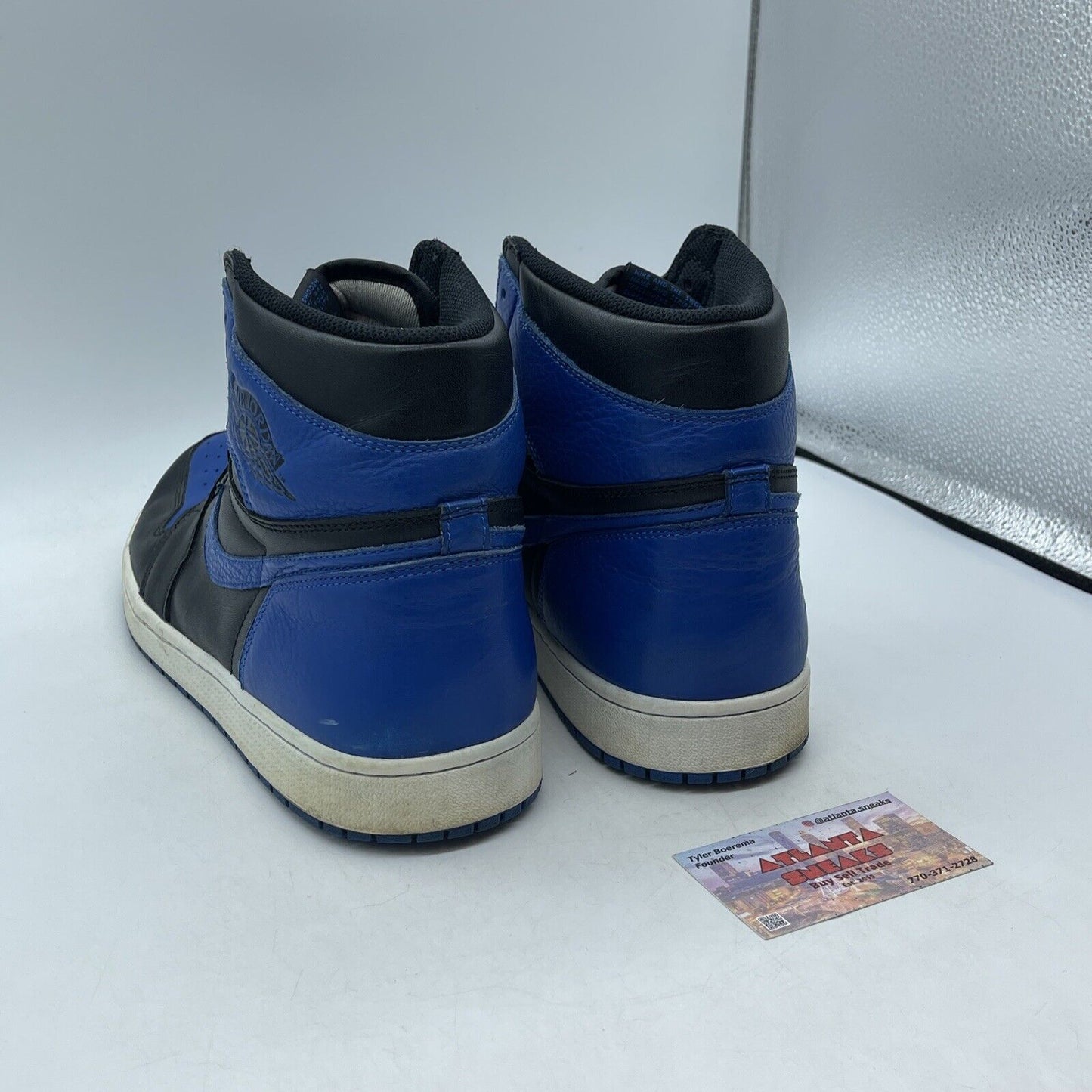 Size 14 - Jordan 1 Retro OG High Royal Blue Black White Leather (555088-007)