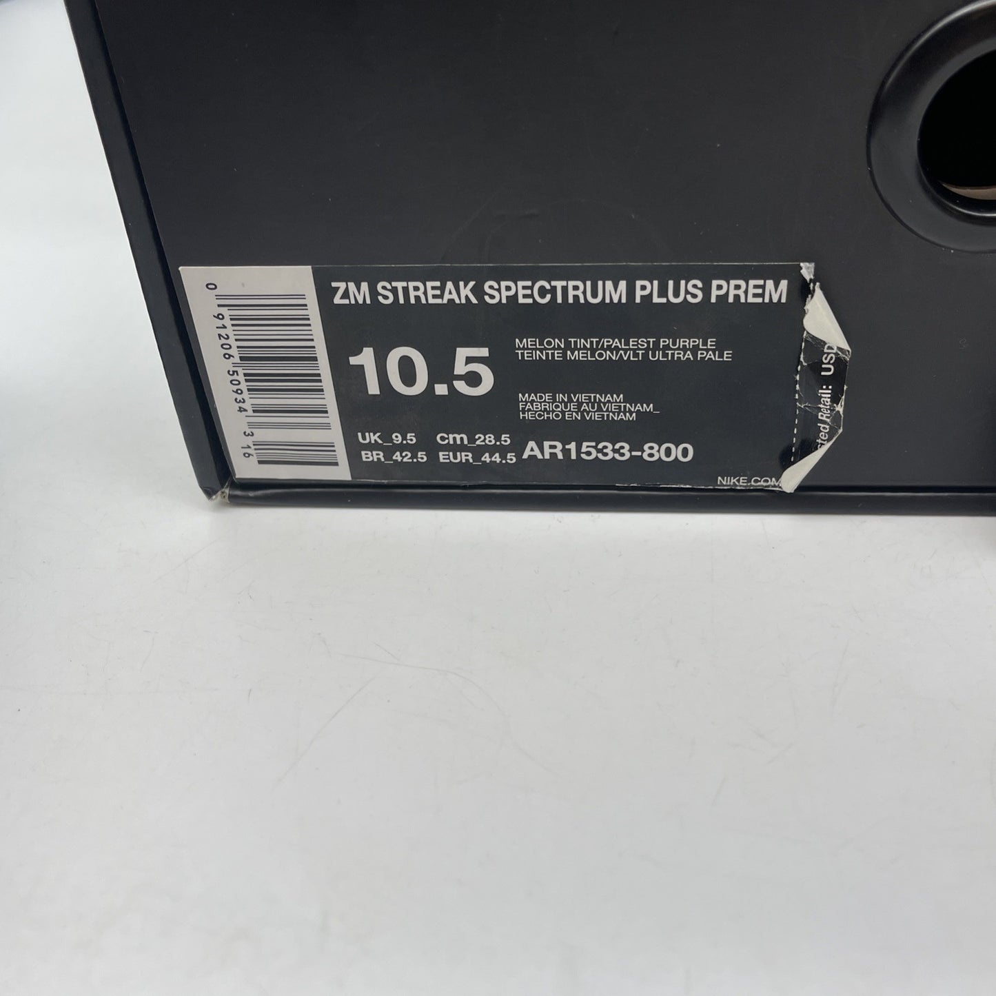 Size 10.5 - Nike Zoom Streak Spectrum Plus Melon Tint Suede (AR1533-800)