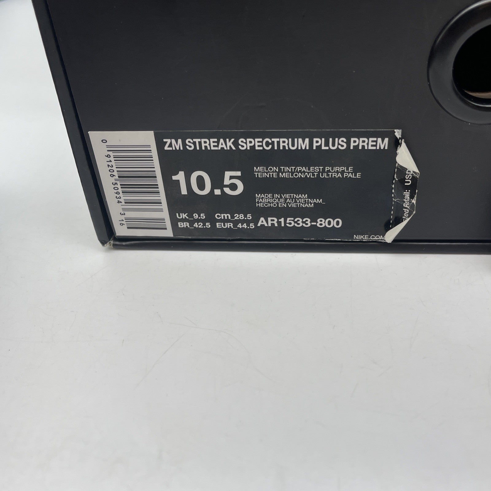 Size 10.5 - Nike Zoom Streak Spectrum Plus Melon Tint Suede (AR1533-800)