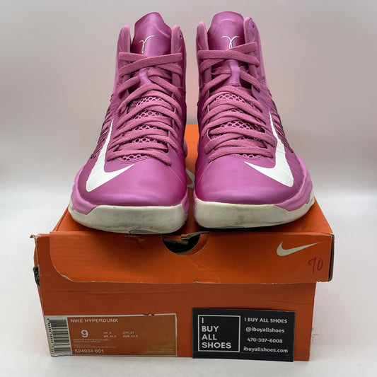 Size 9 - Nike Hyperdunk 2012 Think Pink (524934-601)