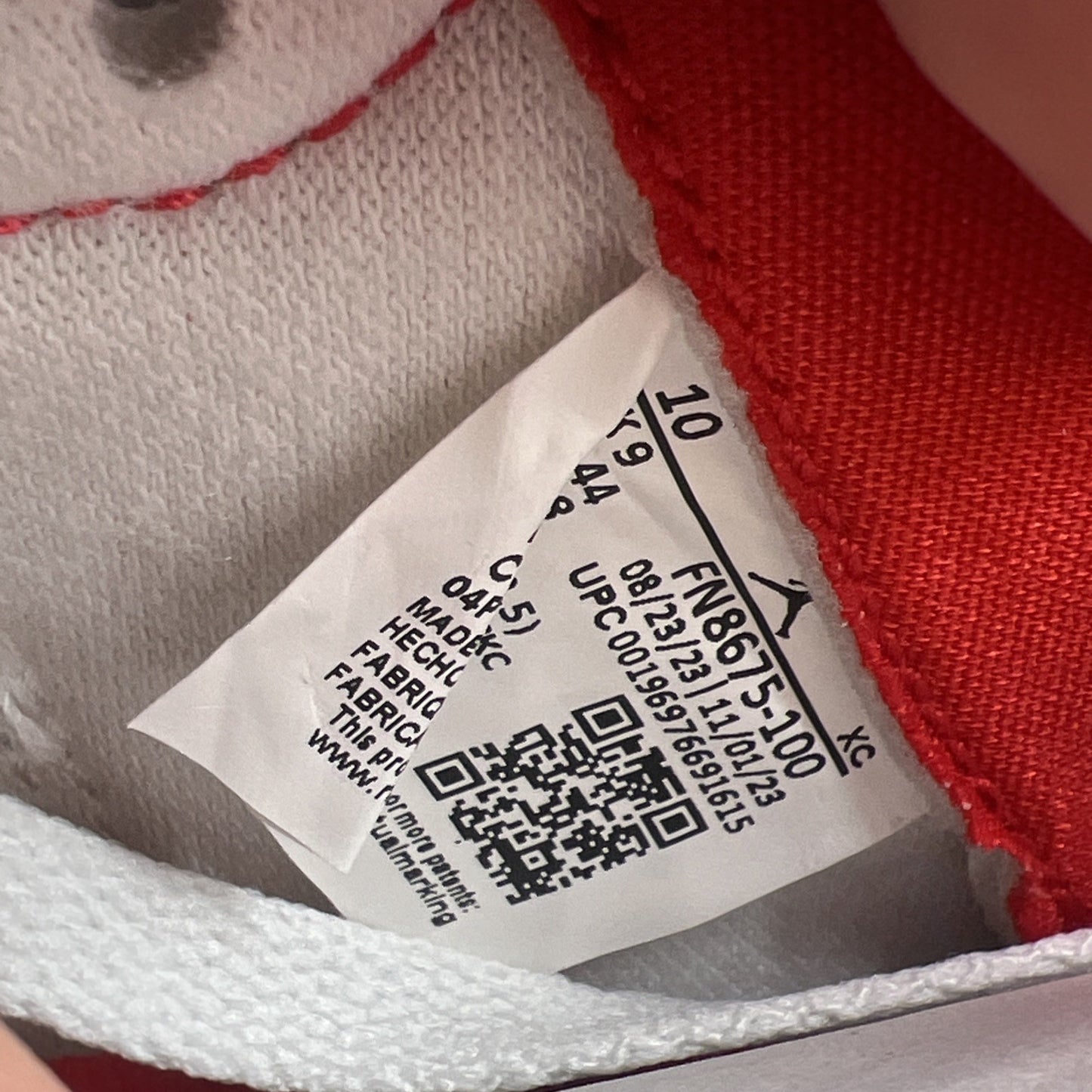 Size 10 - Awake NY x Jordan Air Ship PE SP University Red (FN8575-100)