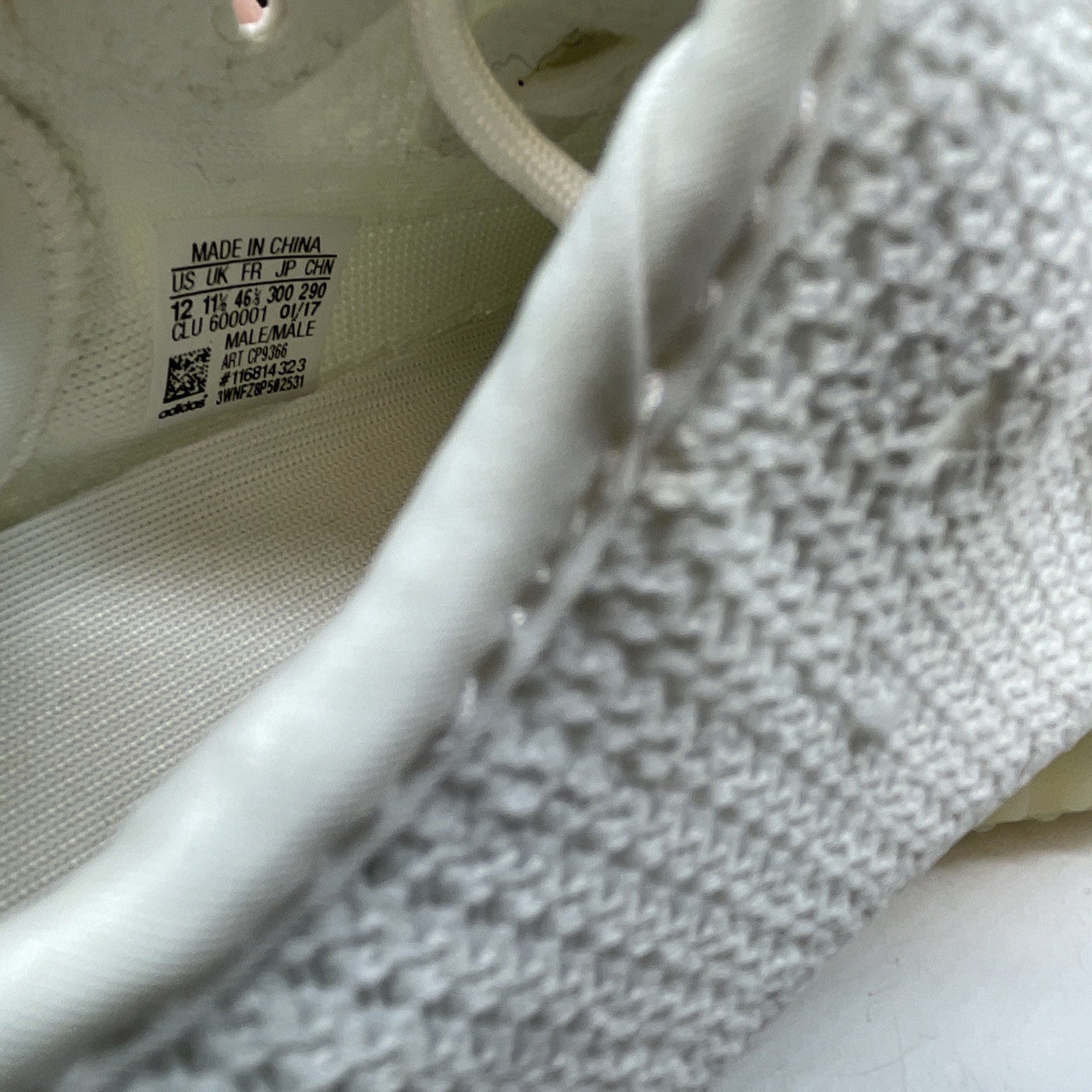 Size 12 - adidas Yeezy Boost 350 V2 Low Cream White Triple White (CP9366)