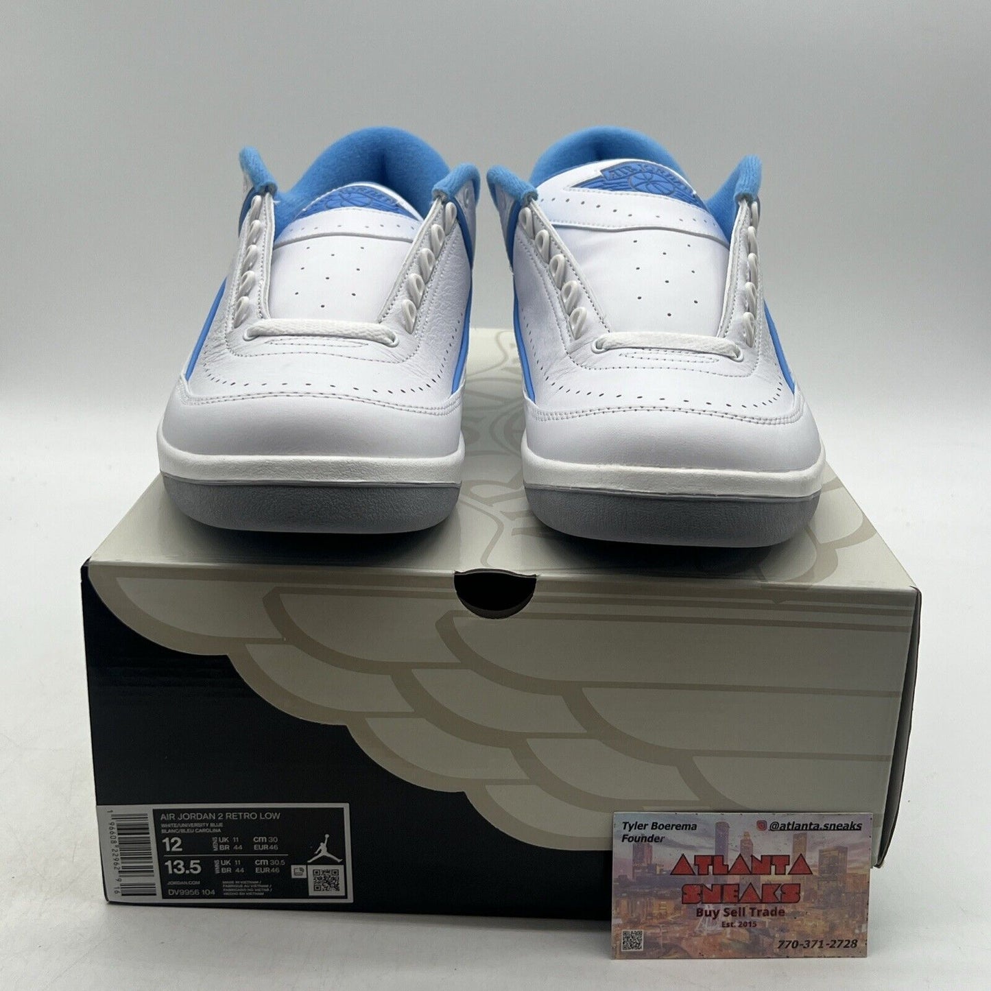 Size 12 - Air Jordan 2 Retro Low UNC (DV9956-104)