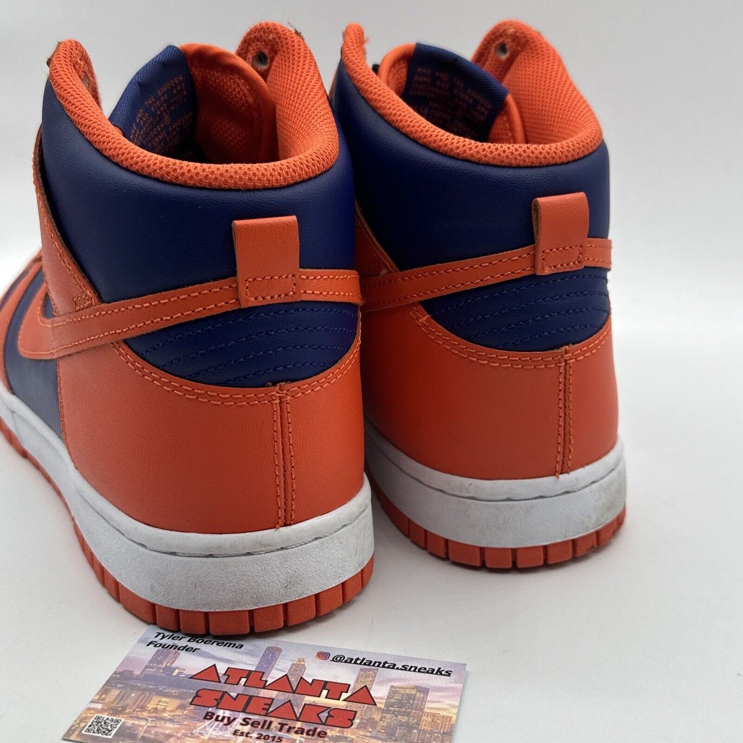 Size 9.5 - Nike Dunk High Retro Knicks