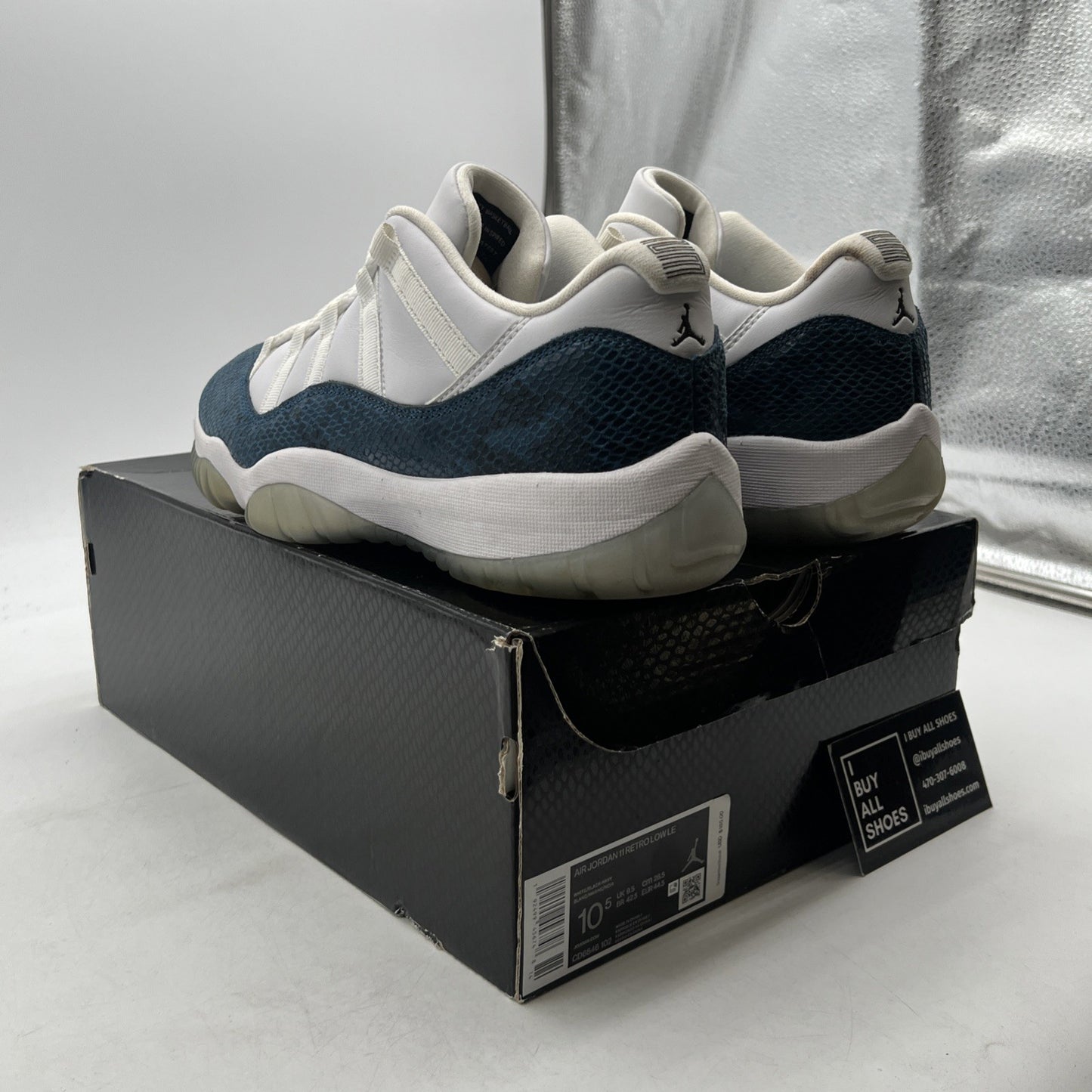 Size 10.5 - Air Jordan 11 Retro Low Snakeskin 2019 (CD6846-102)