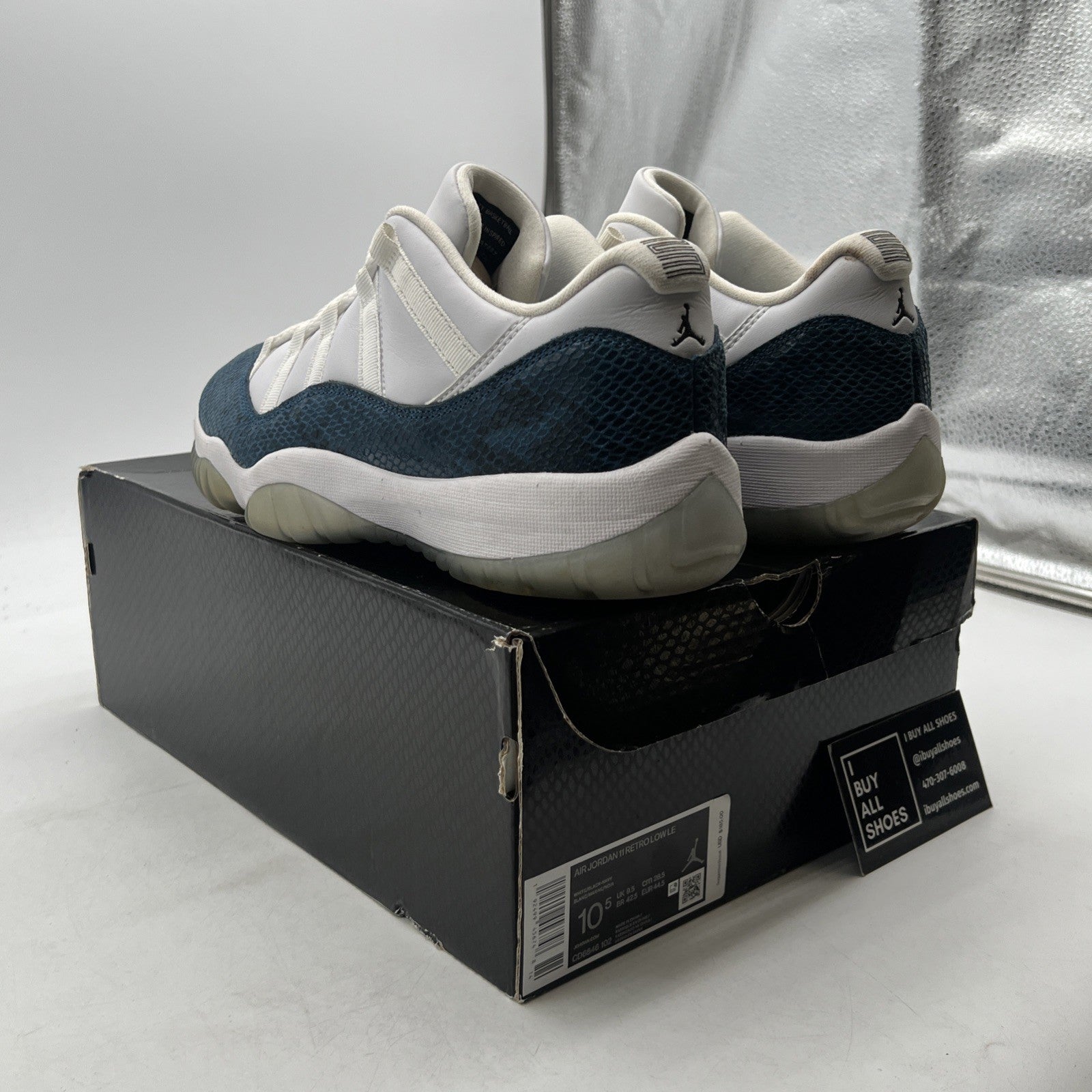 Size 10.5 - Air Jordan 11 Retro Low Snakeskin 2019 (CD6846-102)