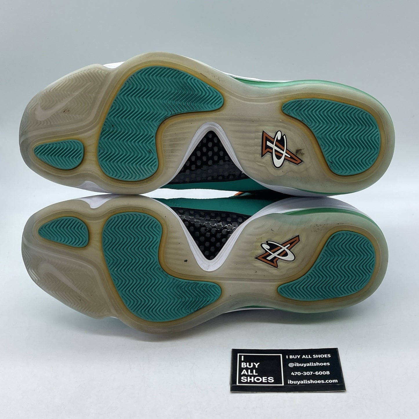 Size 13 - Nike Air Penny 5 Miami Dolphins Blue Suede Leather (537331-300)